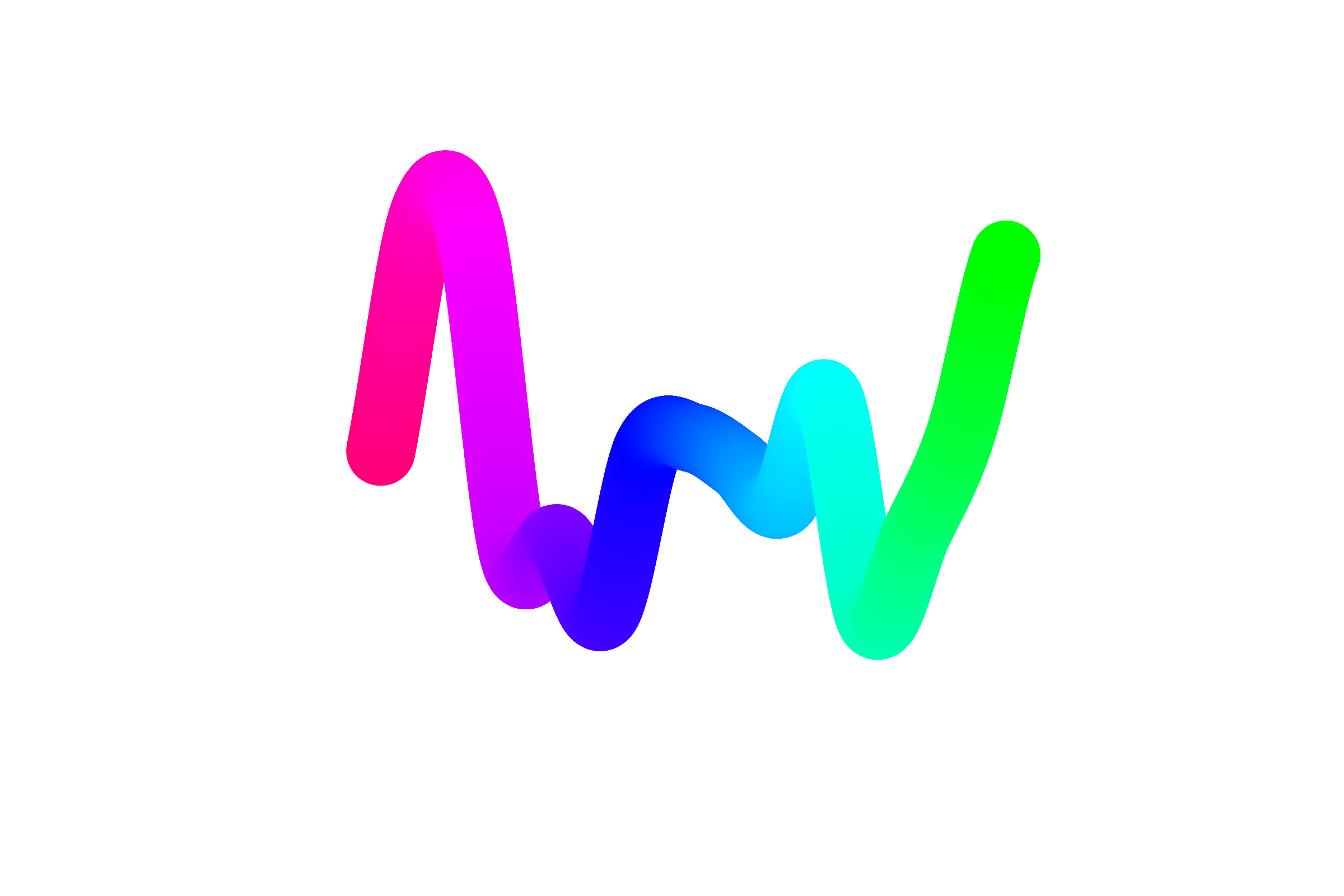 Art Blocks - Art Blocks v1 - Chromie Squiggle #104 - NFT # 104