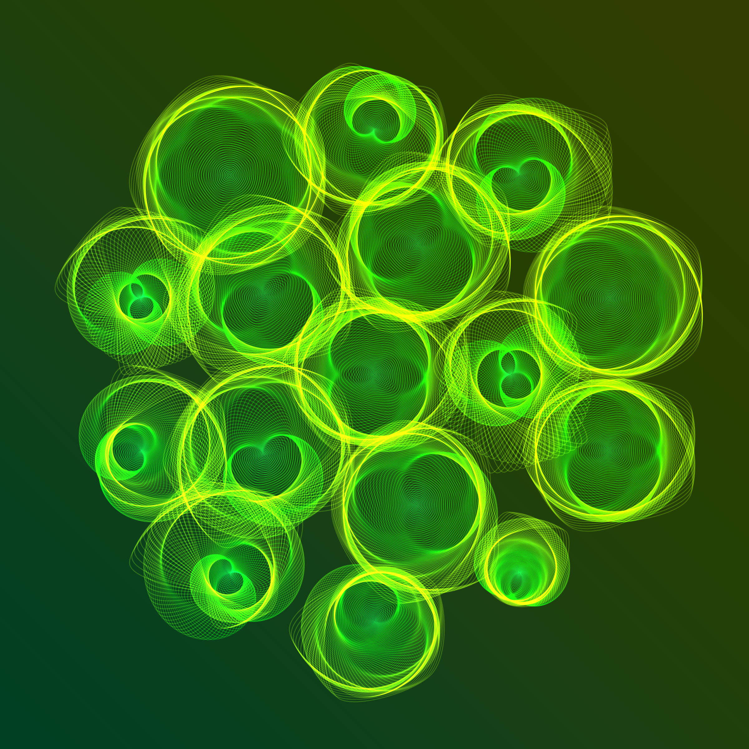 Art Blocks - Art Blocks v2 - Flowers #4 - NFT # 116000004