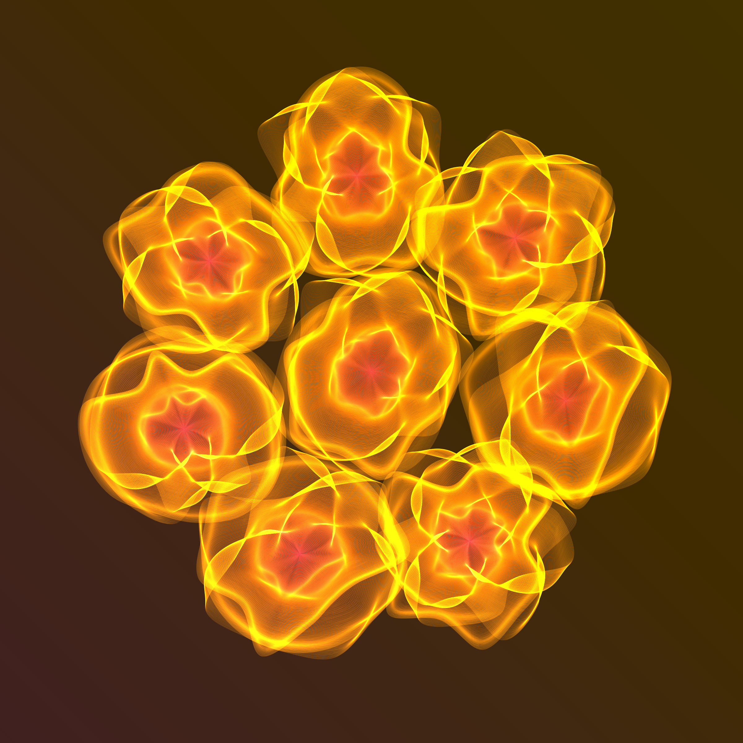 Art Blocks - Art Blocks v2 - Flowers #9 - NFT # 116000009