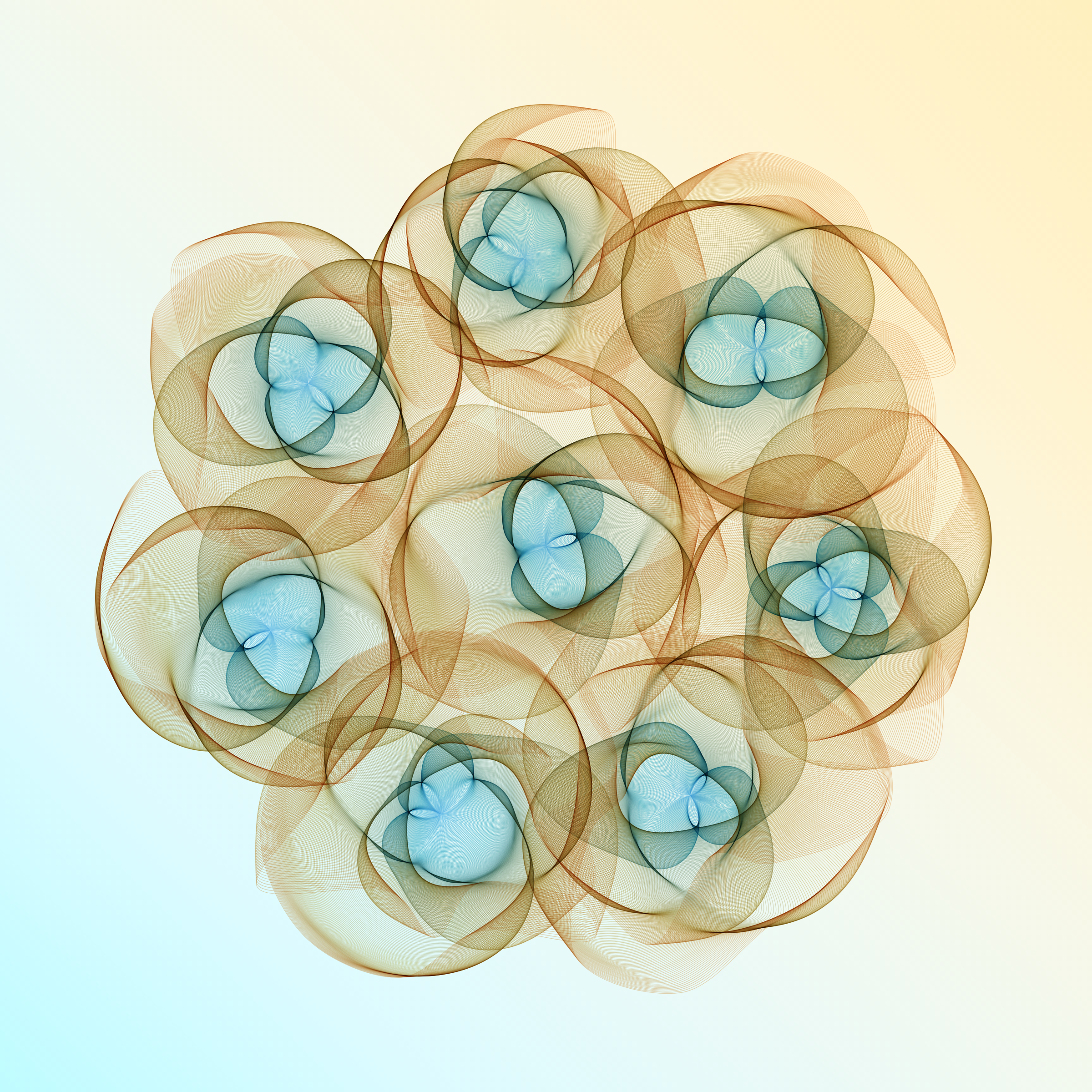 Art Blocks - Art Blocks v2 - Flowers #12 - NFT # 116000012