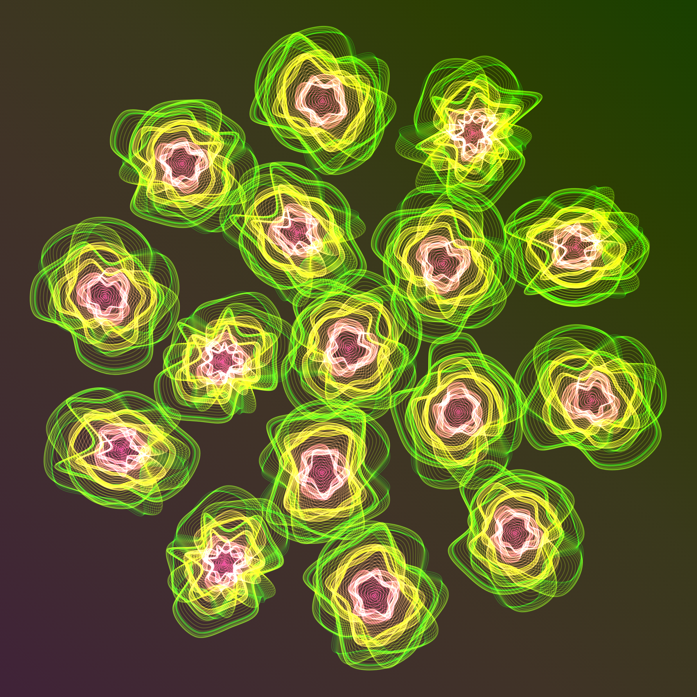 Art Blocks - Art Blocks v2 - Flowers #13 - NFT # 116000013