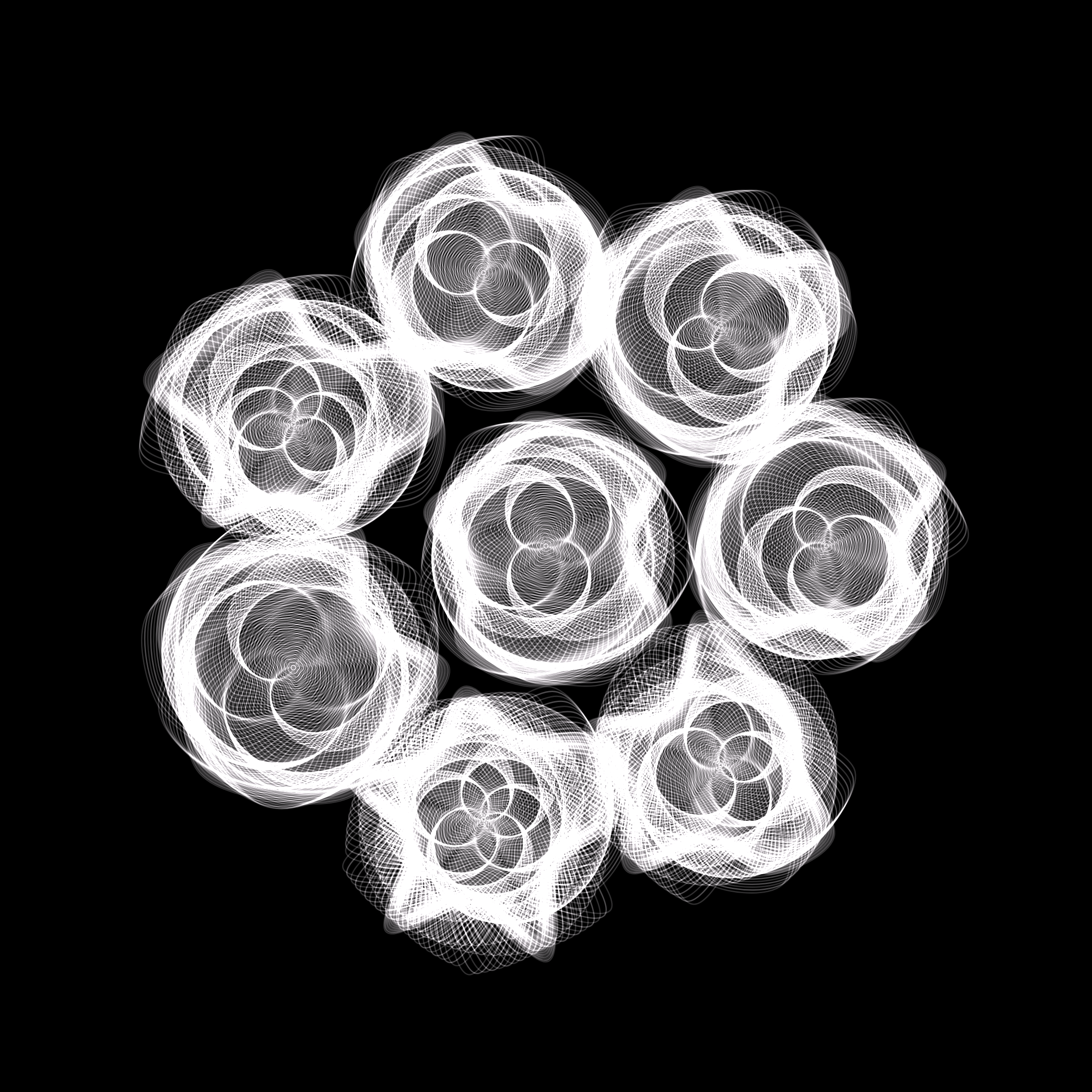 Art Blocks - Art Blocks v2 - Flowers #17 - NFT # 116000017