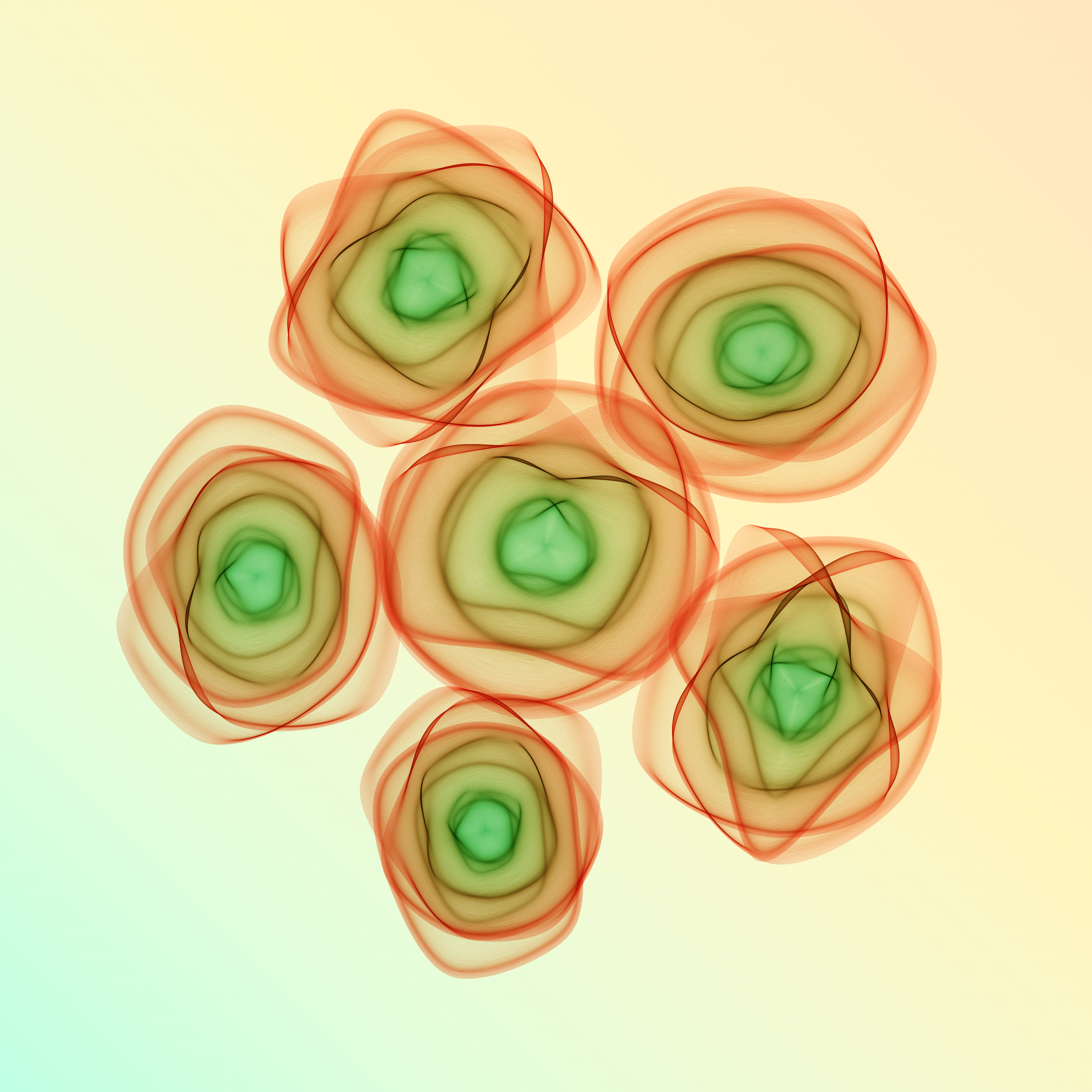 Art Blocks - Art Blocks v2 - Flowers #30 - NFT # 116000030