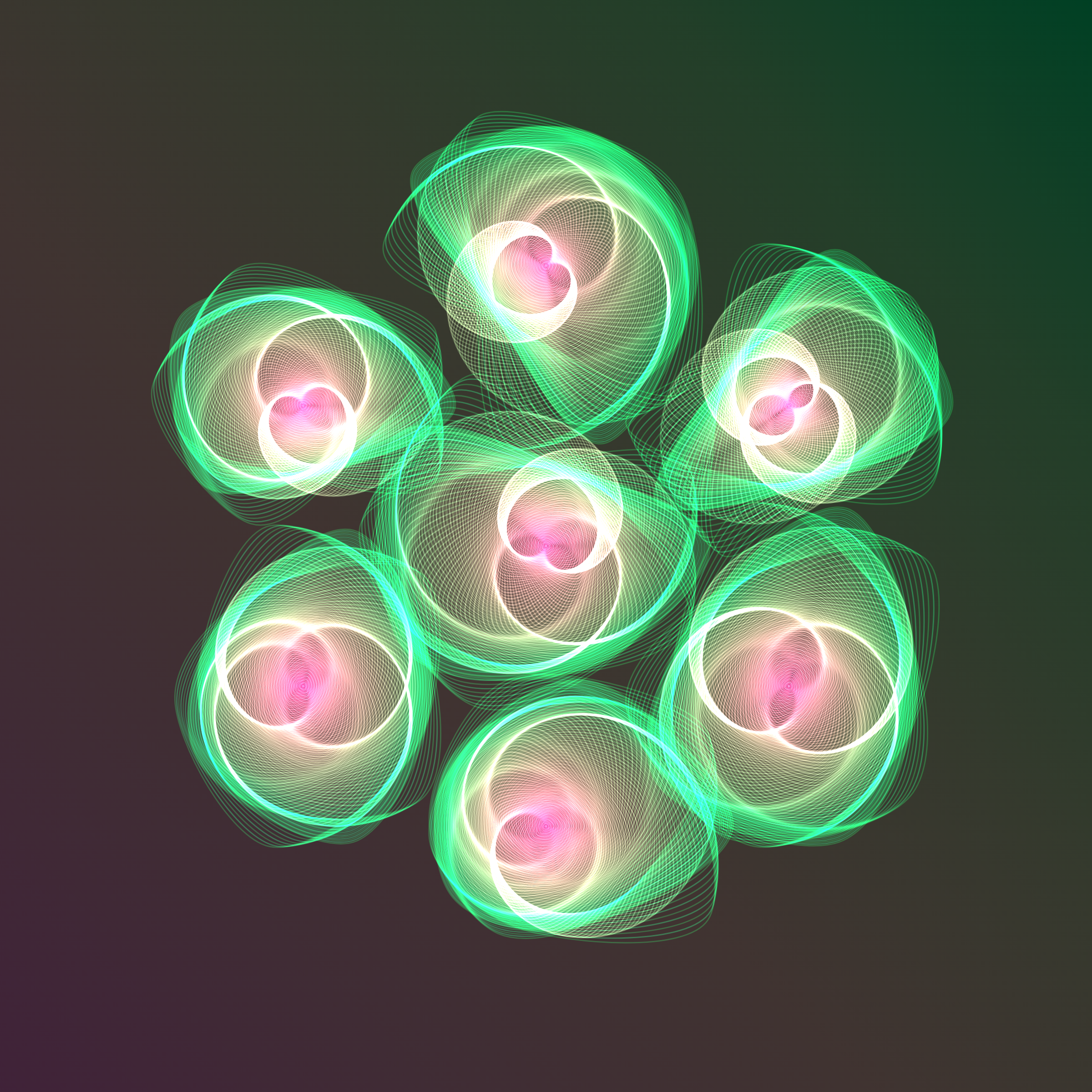 Art Blocks - Art Blocks v2 - Flowers #34 - NFT # 116000034