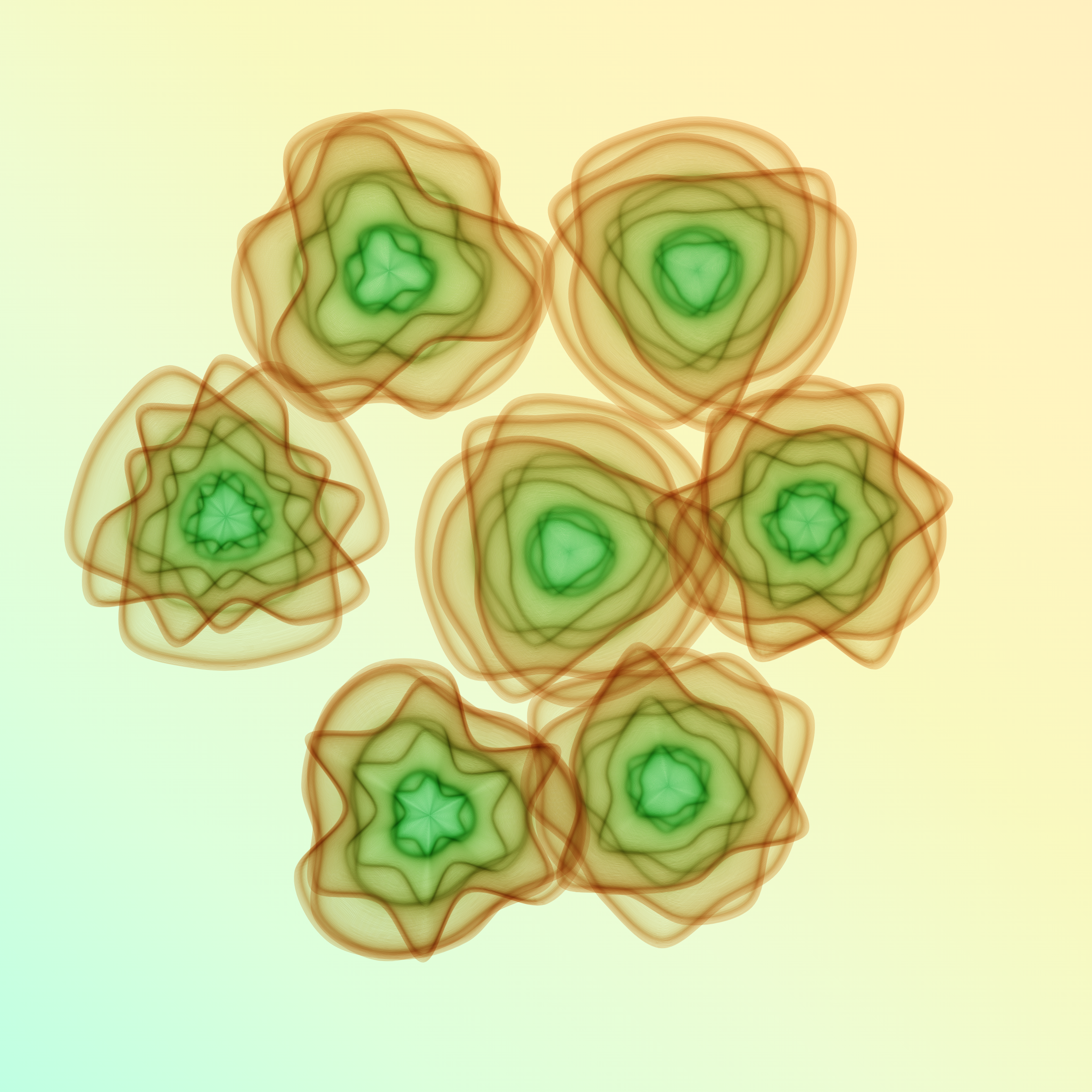 Art Blocks - Art Blocks v2 - Flowers #35 - NFT # 116000035