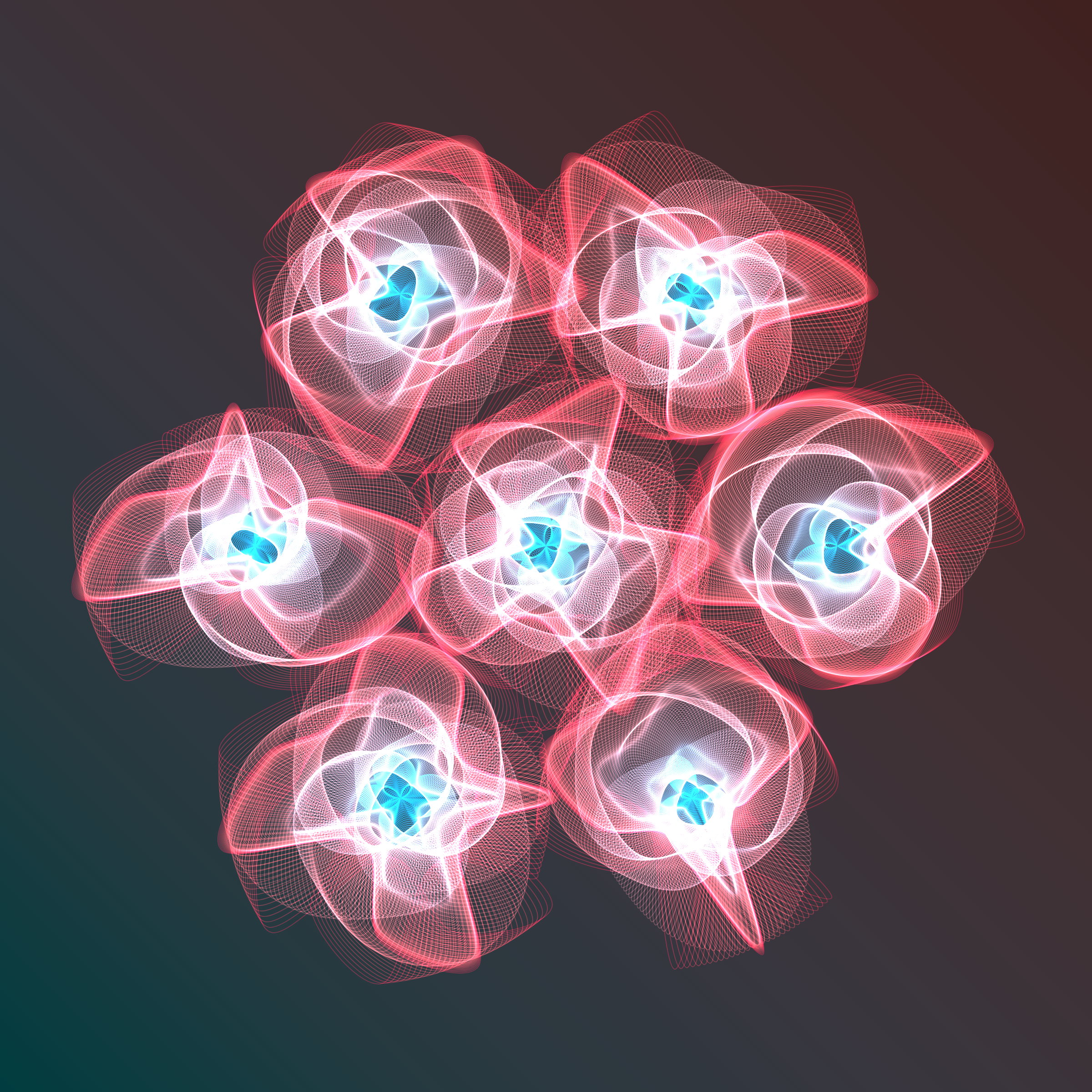 Art Blocks - Art Blocks v2 - Flowers #43 - NFT # 116000043