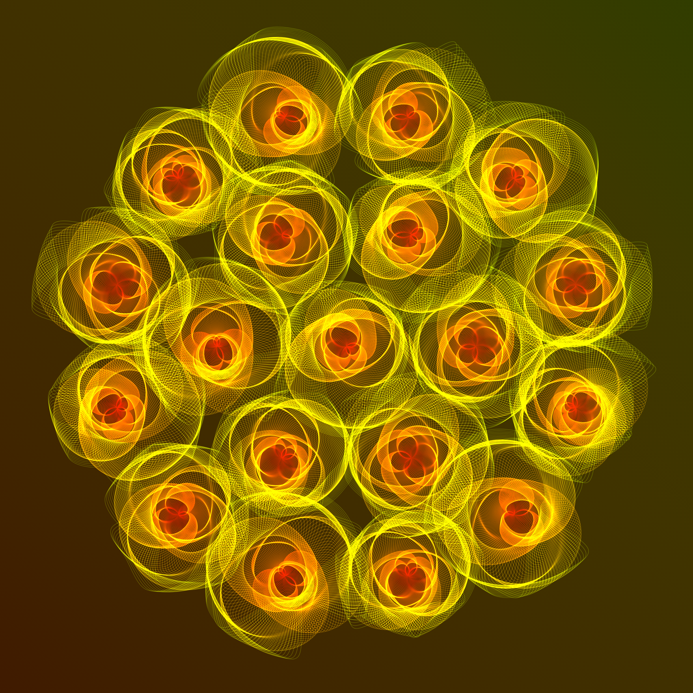 Art Blocks - Art Blocks v2 - Flowers #48 - NFT # 116000048