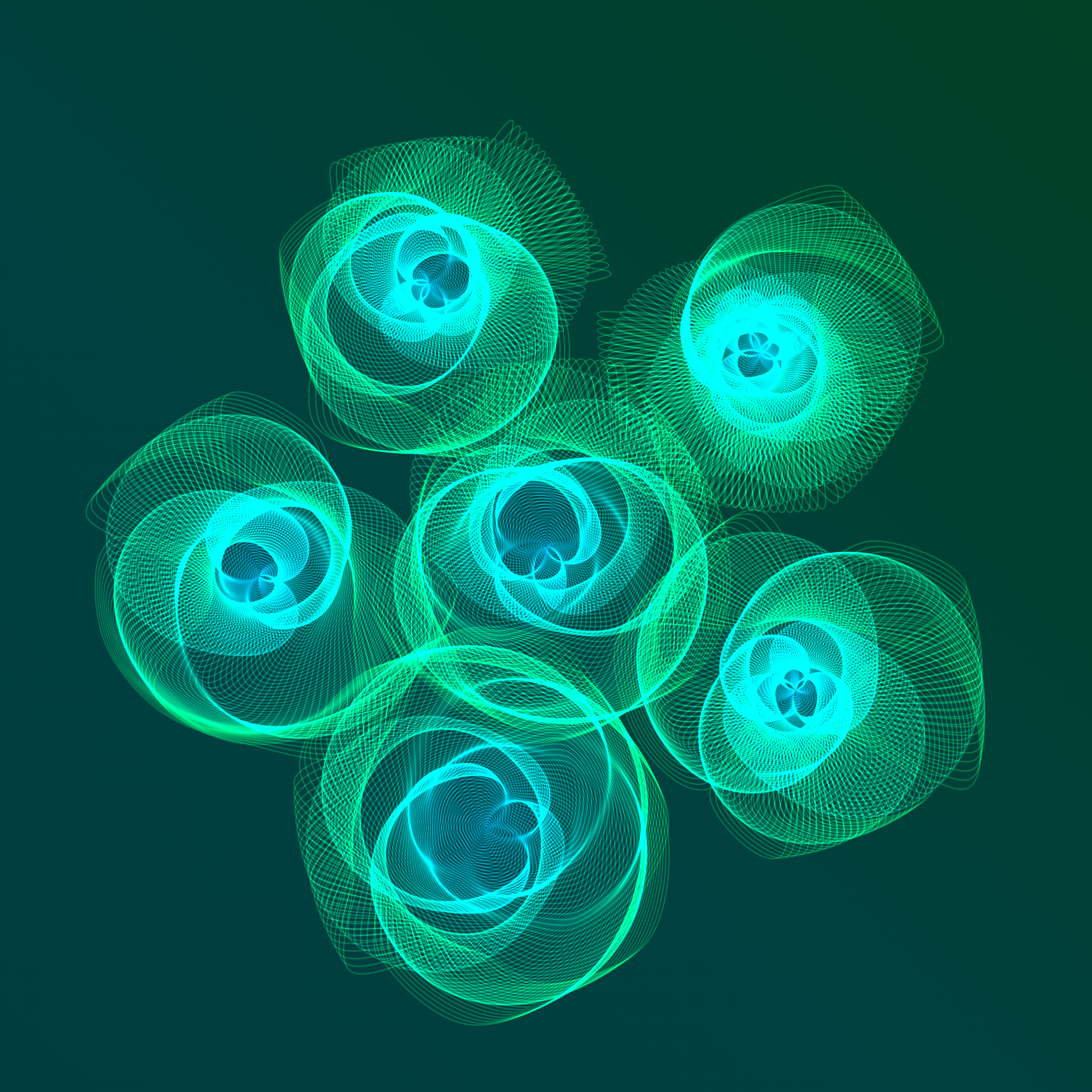 Art Blocks - Art Blocks v2 - Flowers #50 - NFT # 116000050