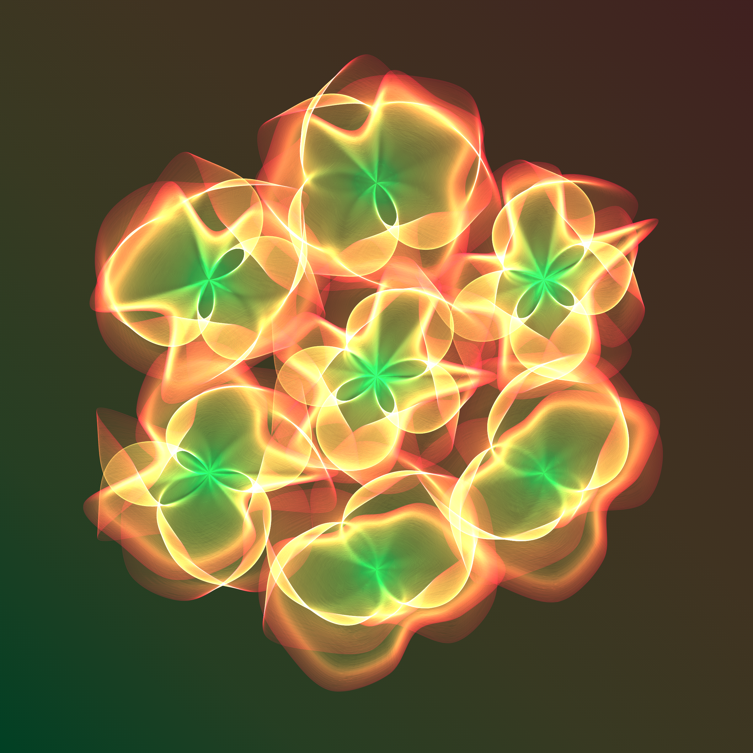 Art Blocks - Art Blocks v2 - Flowers #57 - NFT # 116000057