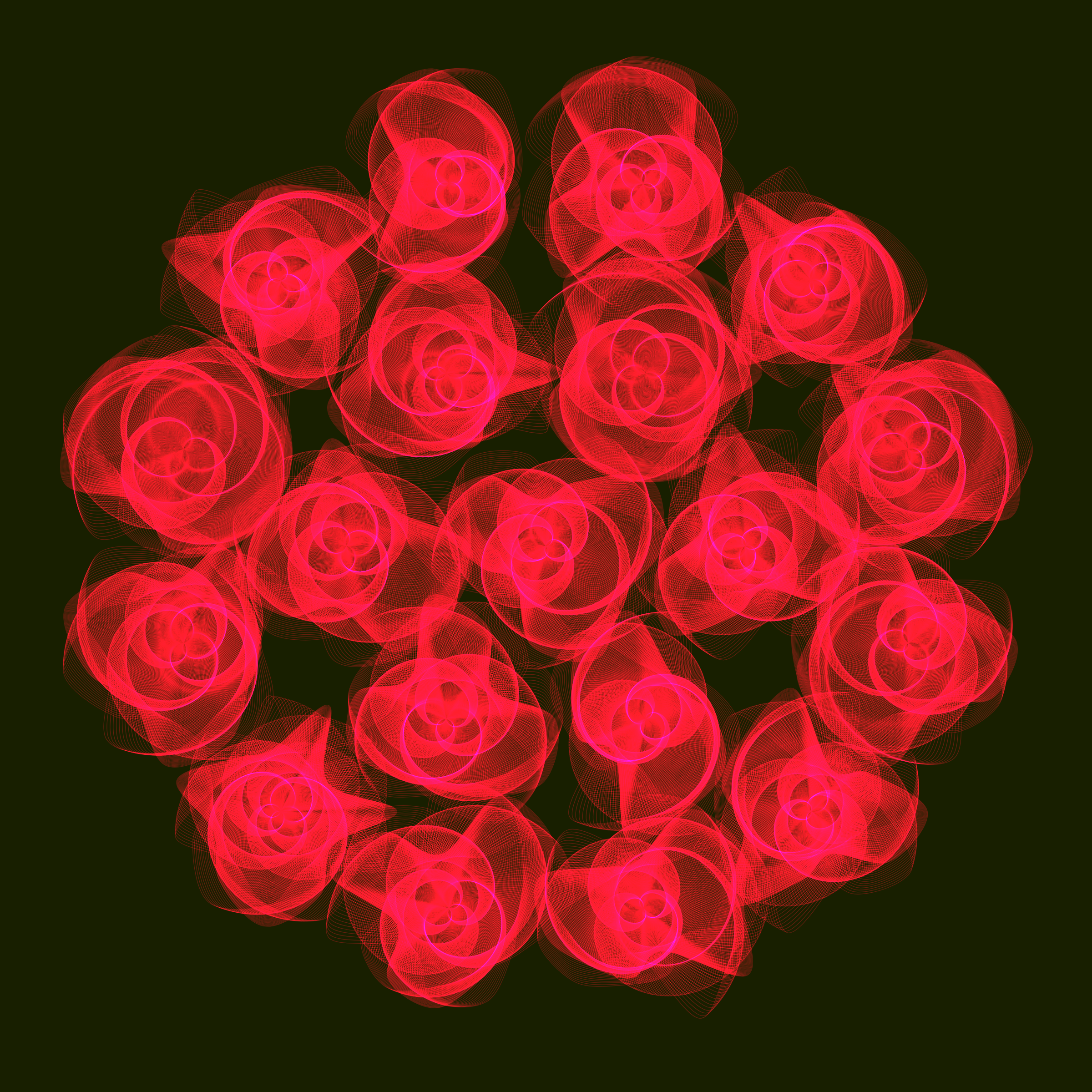 Art Blocks - Art Blocks v2 - Flowers #70 - NFT # 116000070