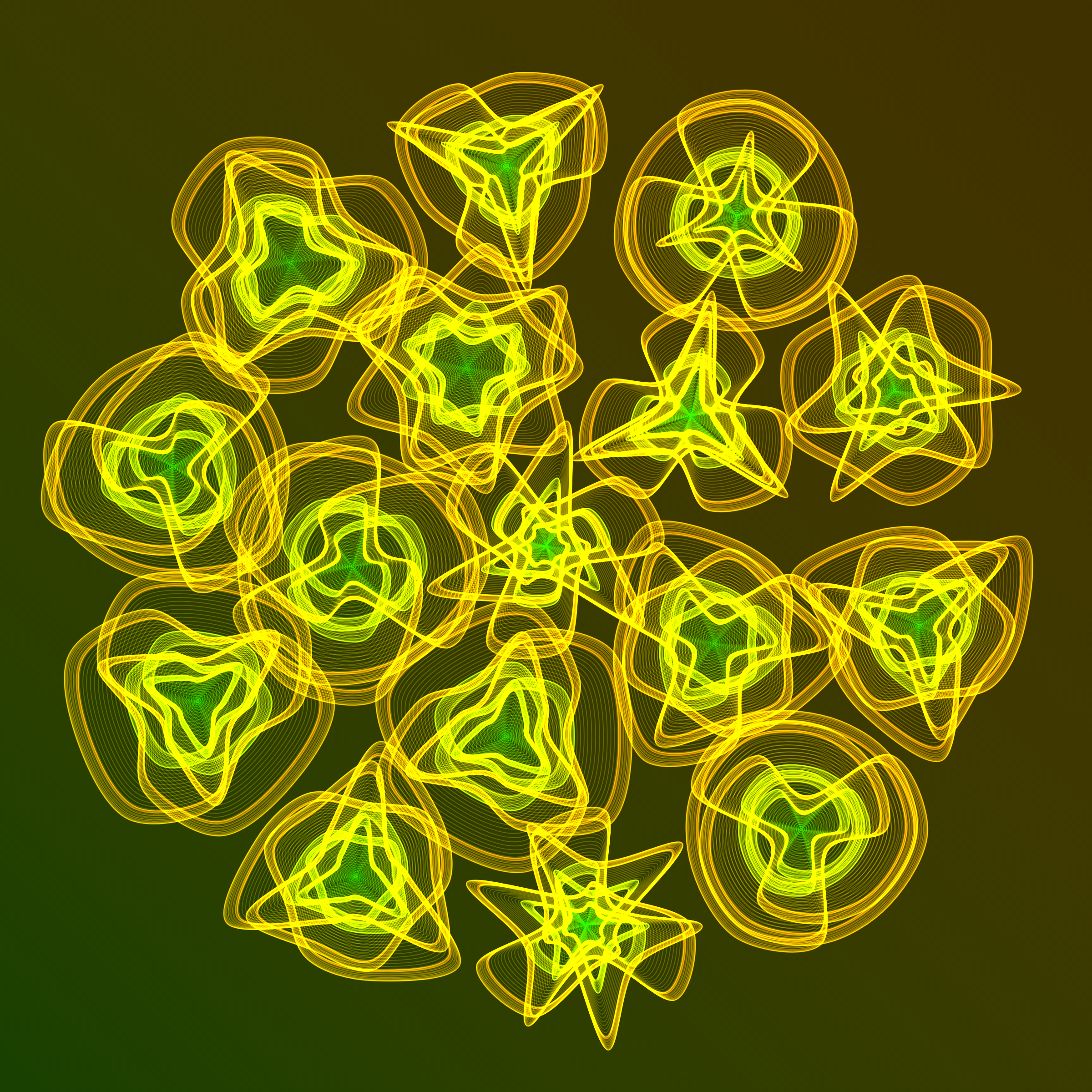 Art Blocks - Art Blocks v2 - Flowers #75 - NFT # 116000075