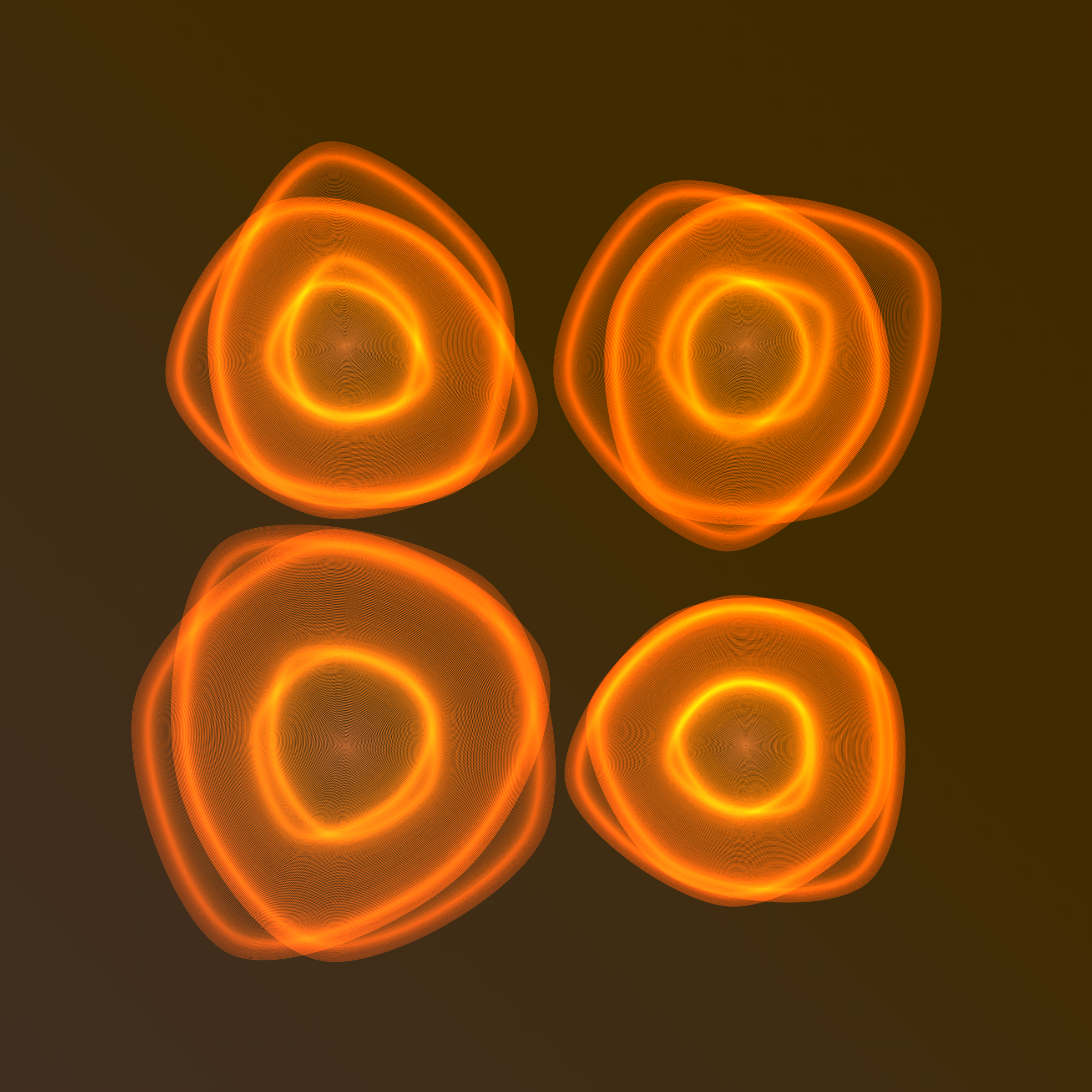 Art Blocks - Art Blocks v2 - Flowers #105 - NFT # 116000105