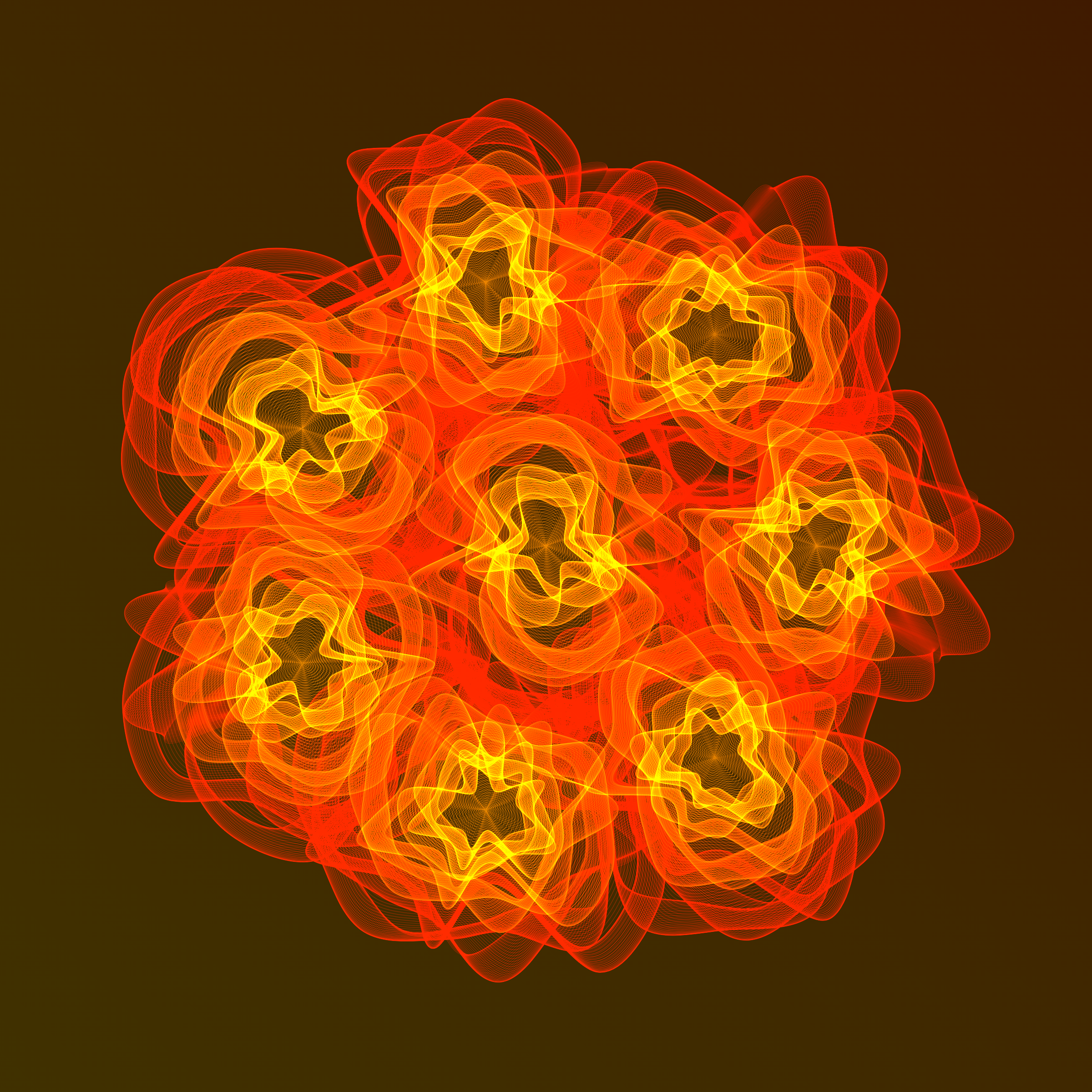 Art Blocks - Art Blocks v2 - Flowers #107 - NFT # 116000107