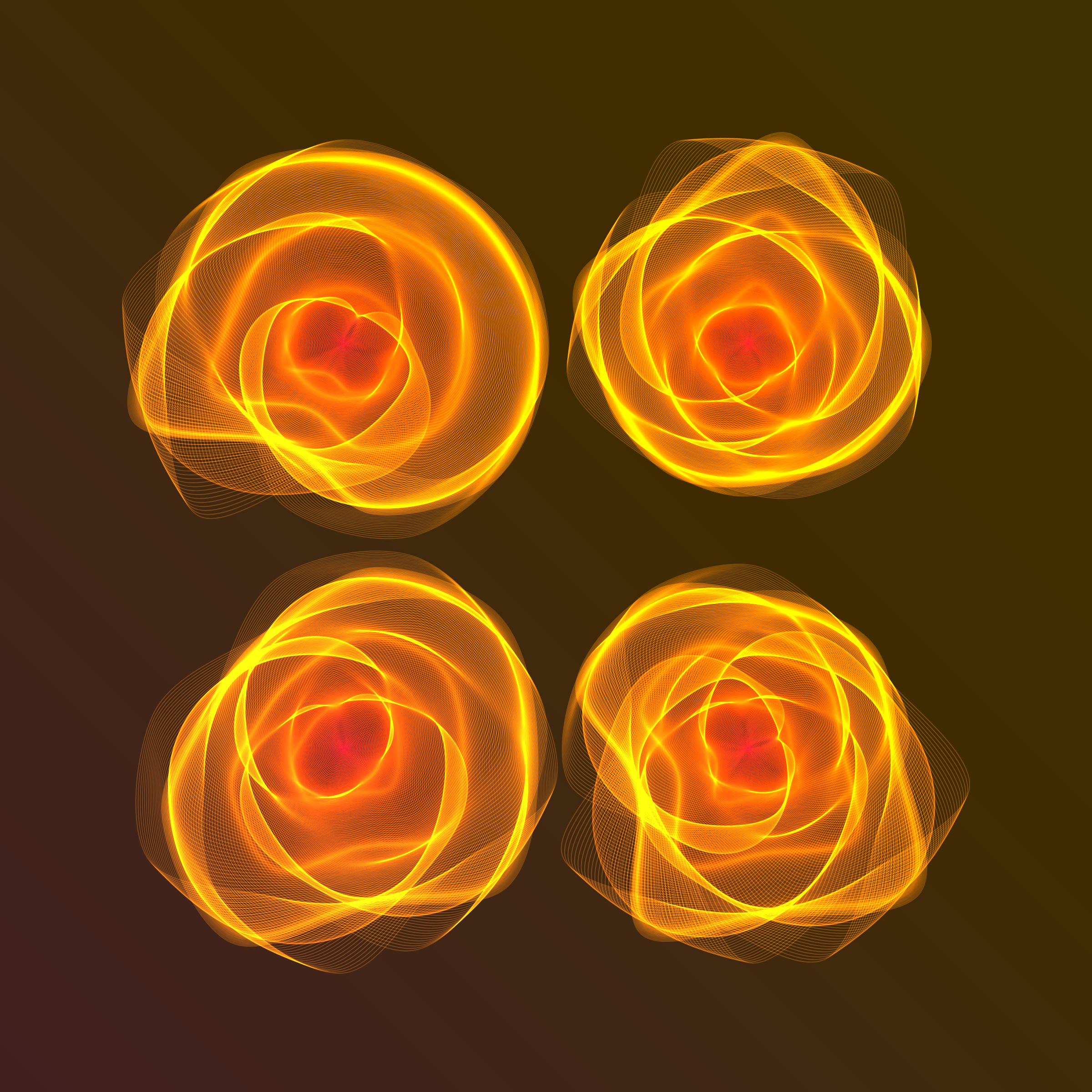 Art Blocks - Art Blocks v2 - Flowers #113 - NFT # 116000113