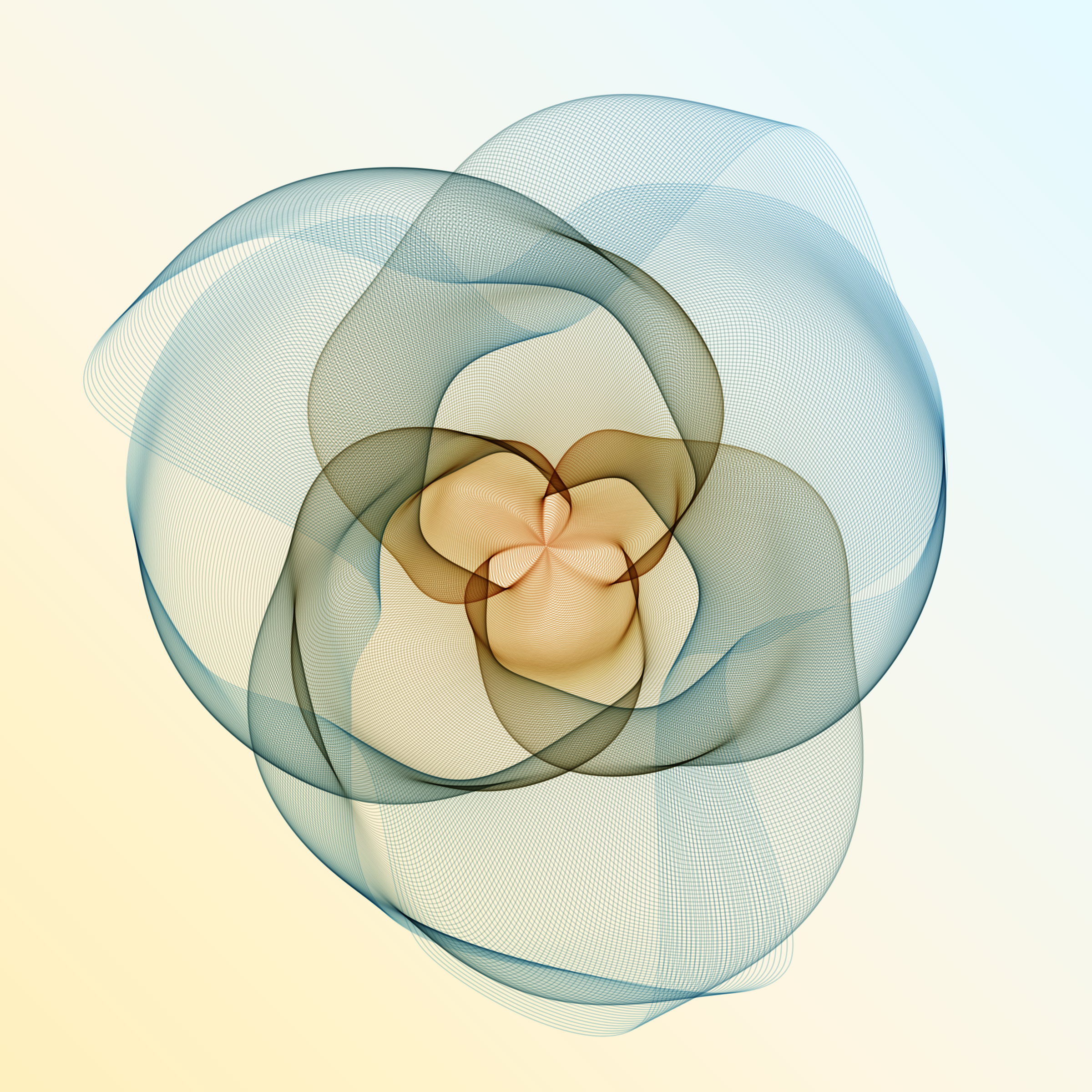 Art Blocks - Art Blocks v2 - Flowers #114 - NFT # 116000114