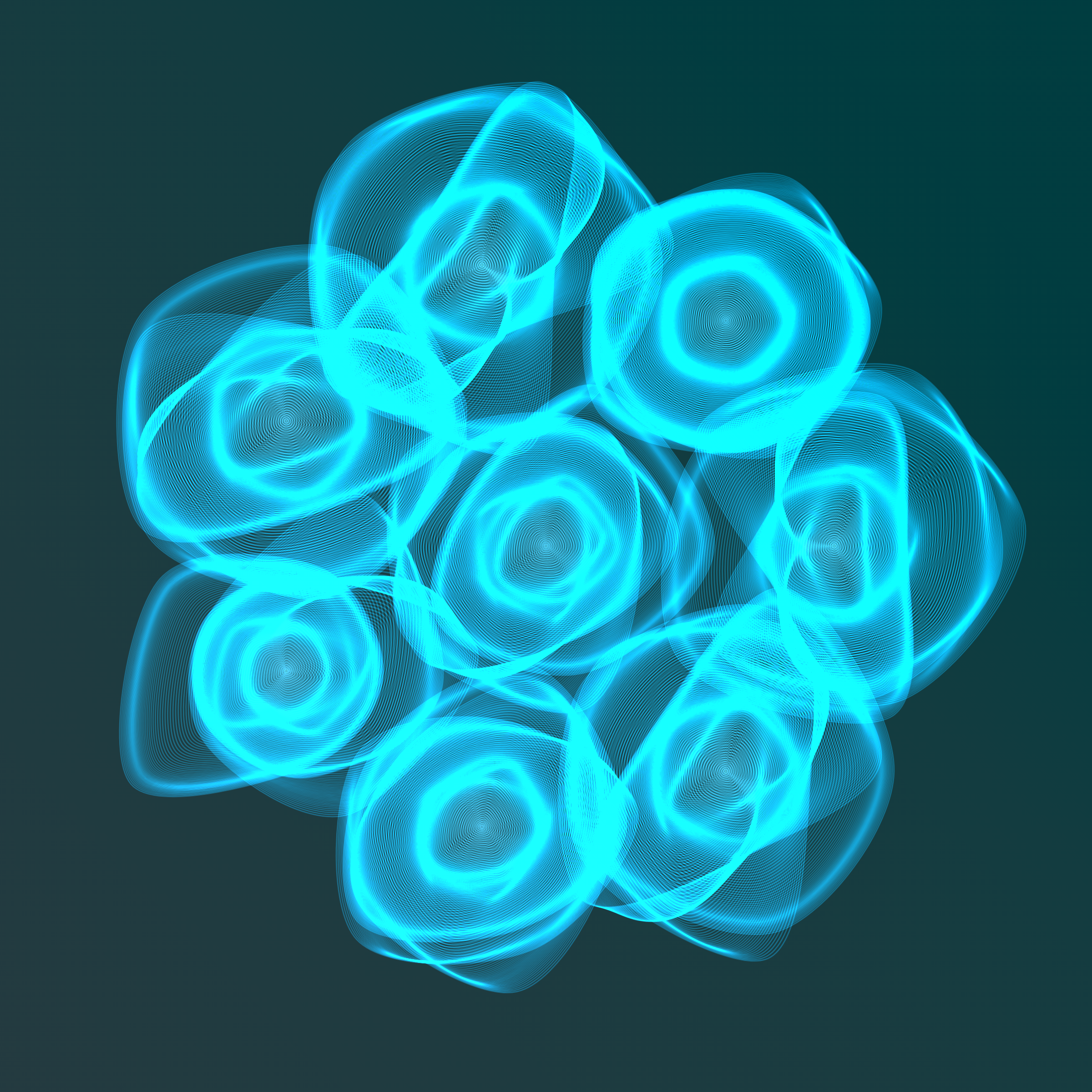 Art Blocks - Art Blocks v2 - Flowers #115 - NFT # 116000115