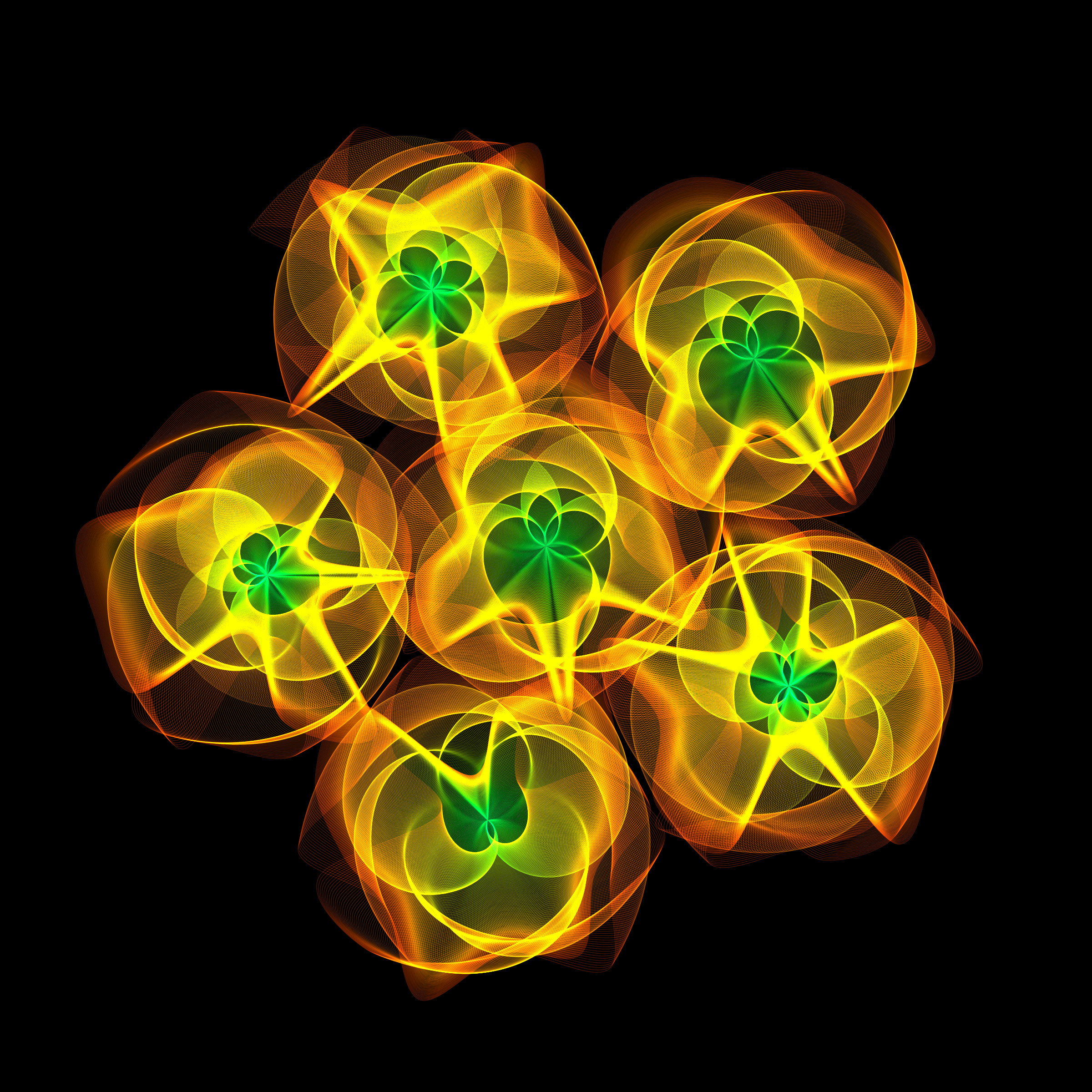 Art Blocks - Art Blocks v2 - Flowers #118 - NFT # 116000118