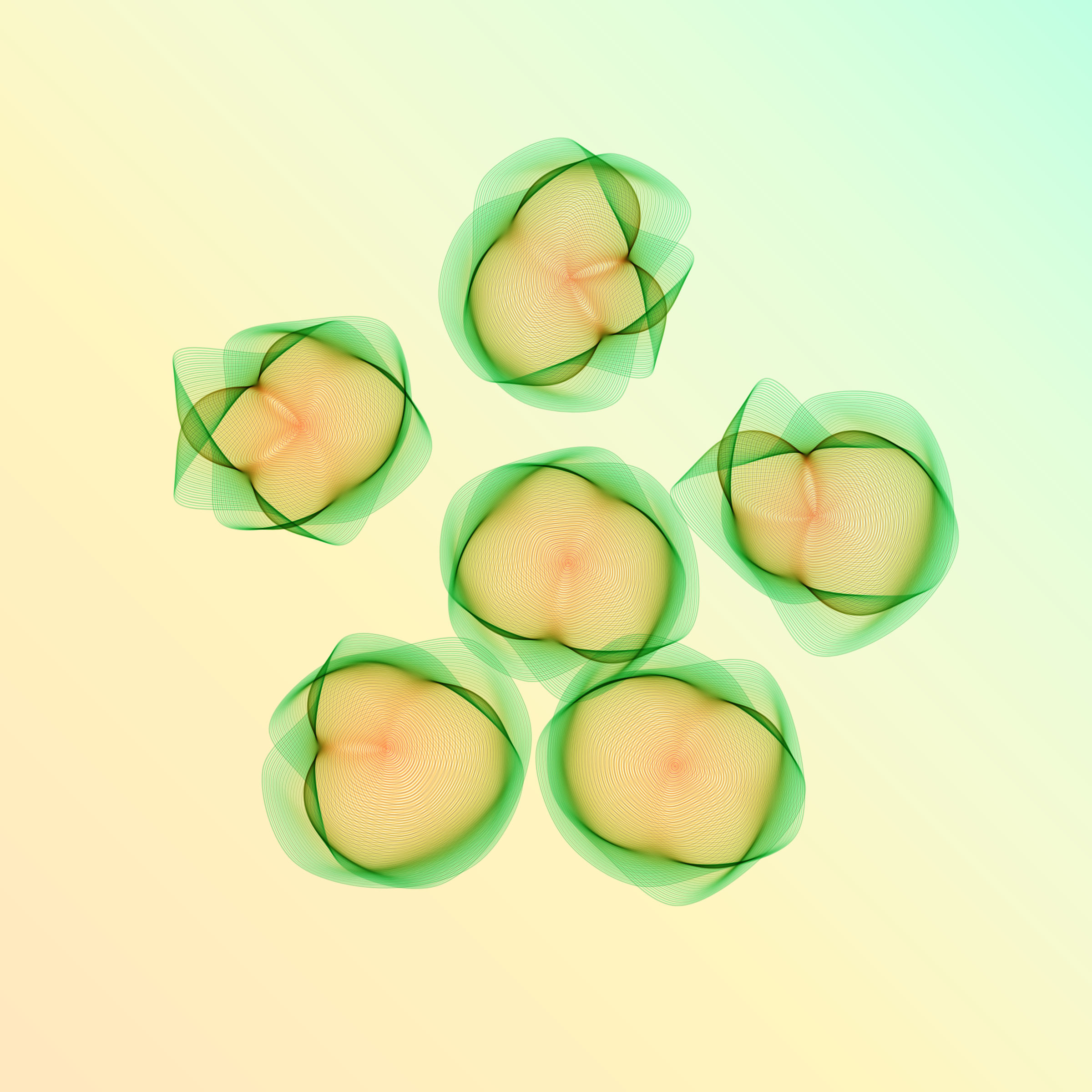 Art Blocks - Art Blocks v2 - Flowers #134 - NFT # 116000134