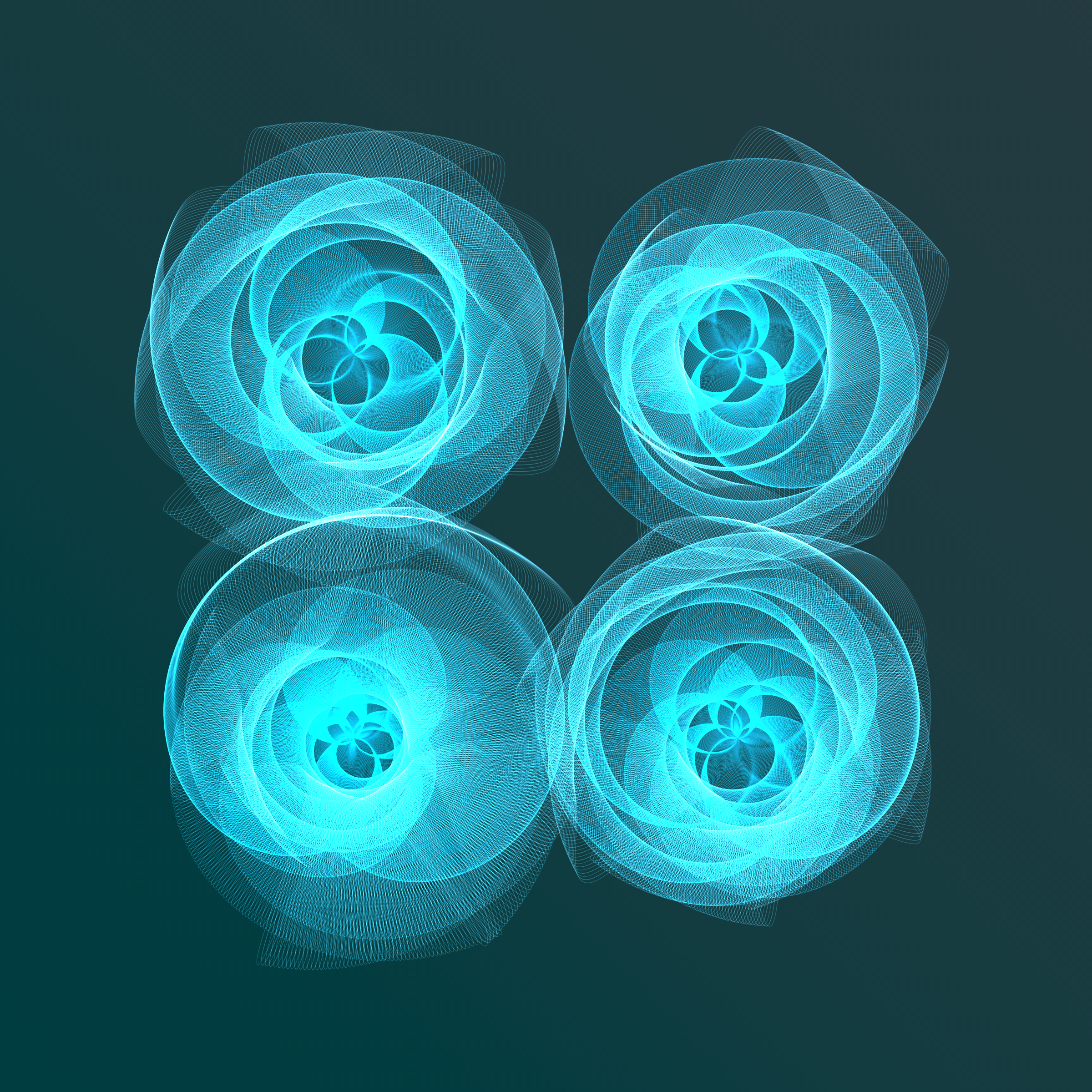 Art Blocks - Art Blocks v2 - Flowers #147 - NFT # 116000147