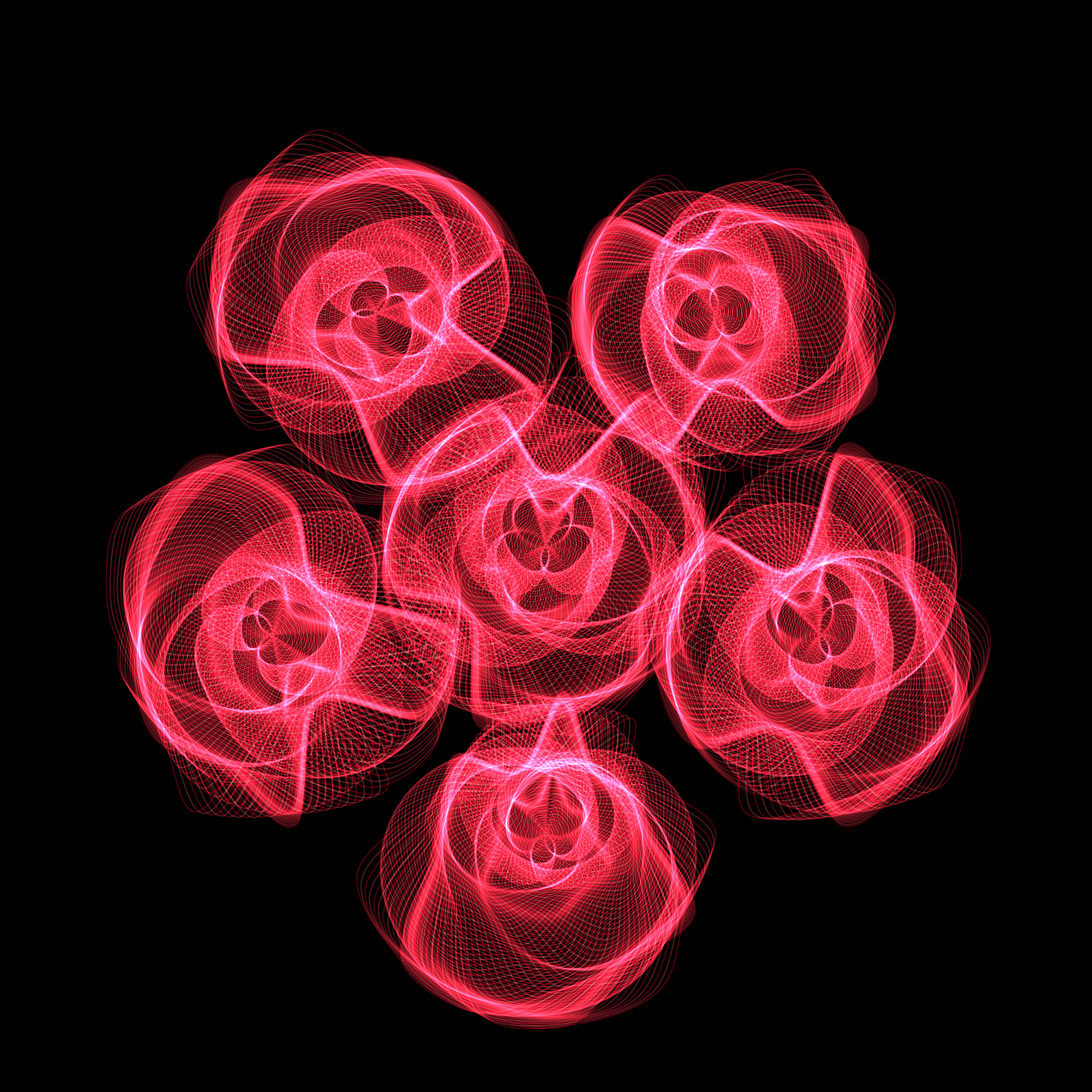 Art Blocks - Art Blocks v2 - Flowers #156 - NFT # 116000156