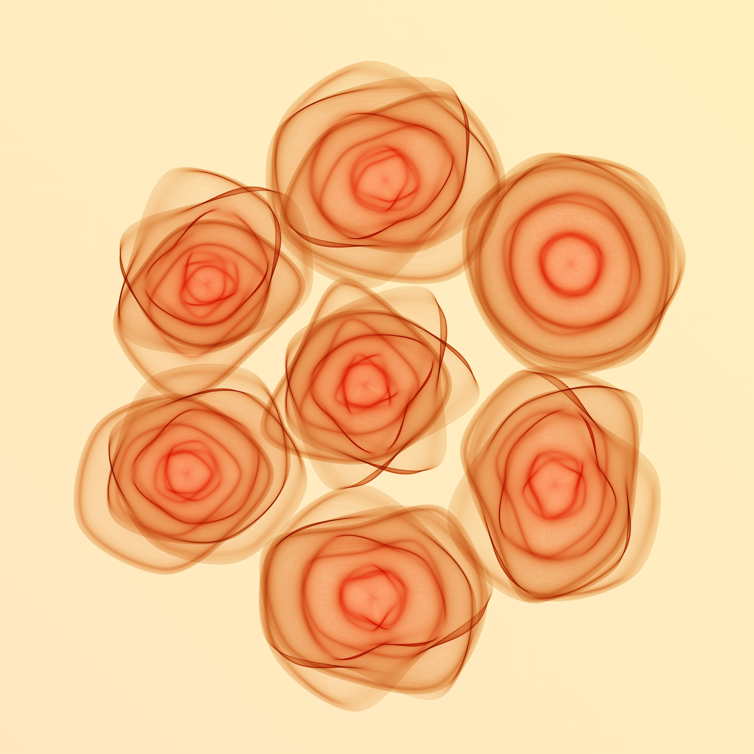 Art Blocks - Art Blocks v2 - Flowers #158 - NFT # 116000158