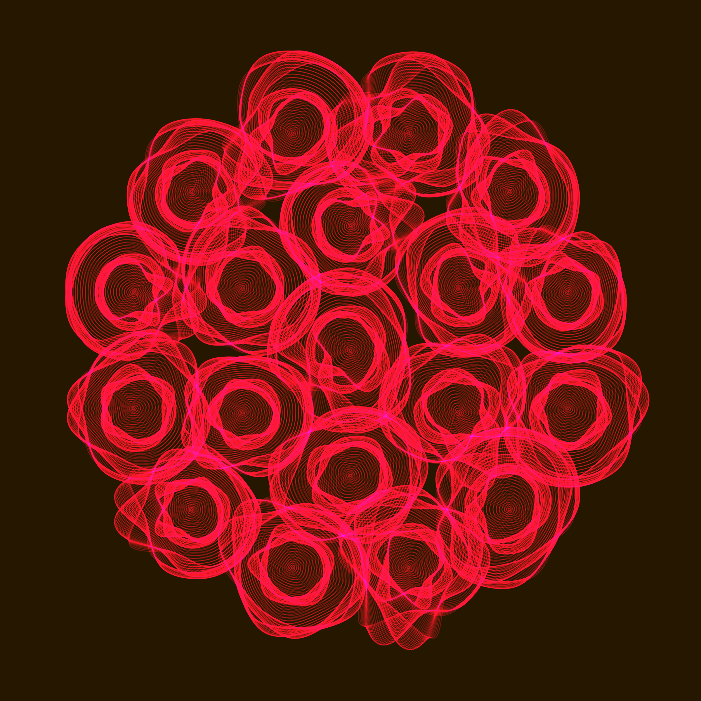 Art Blocks - Art Blocks v2 - Flowers #160 - NFT # 116000160