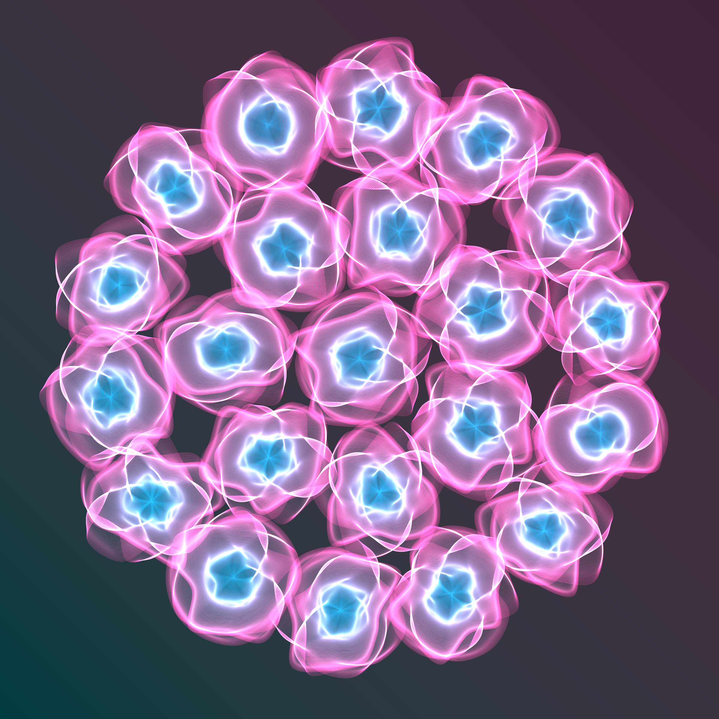 Art Blocks - Art Blocks v2 - Flowers #167 - NFT # 116000167