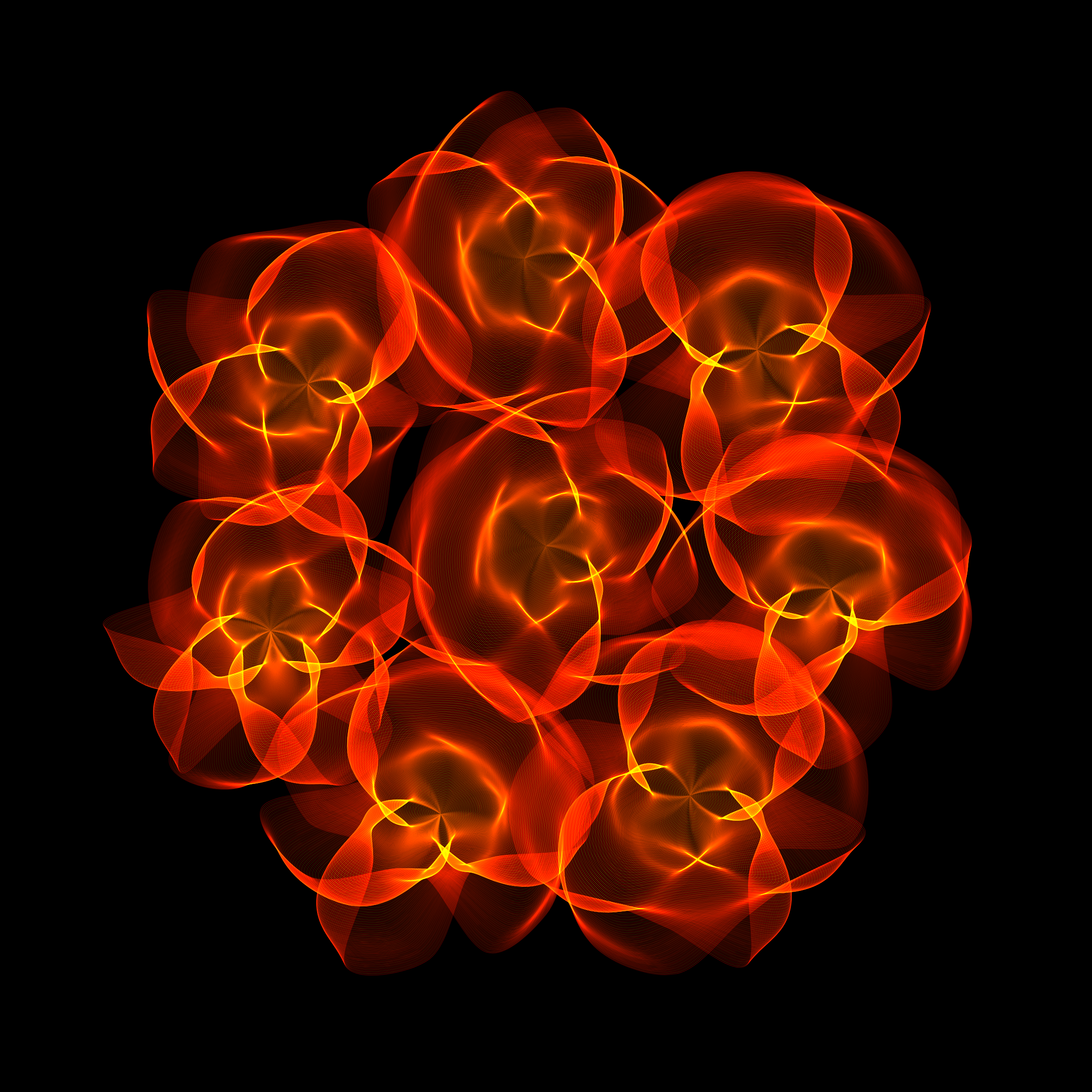 Art Blocks - Art Blocks v2 - Flowers #170 - NFT # 116000170