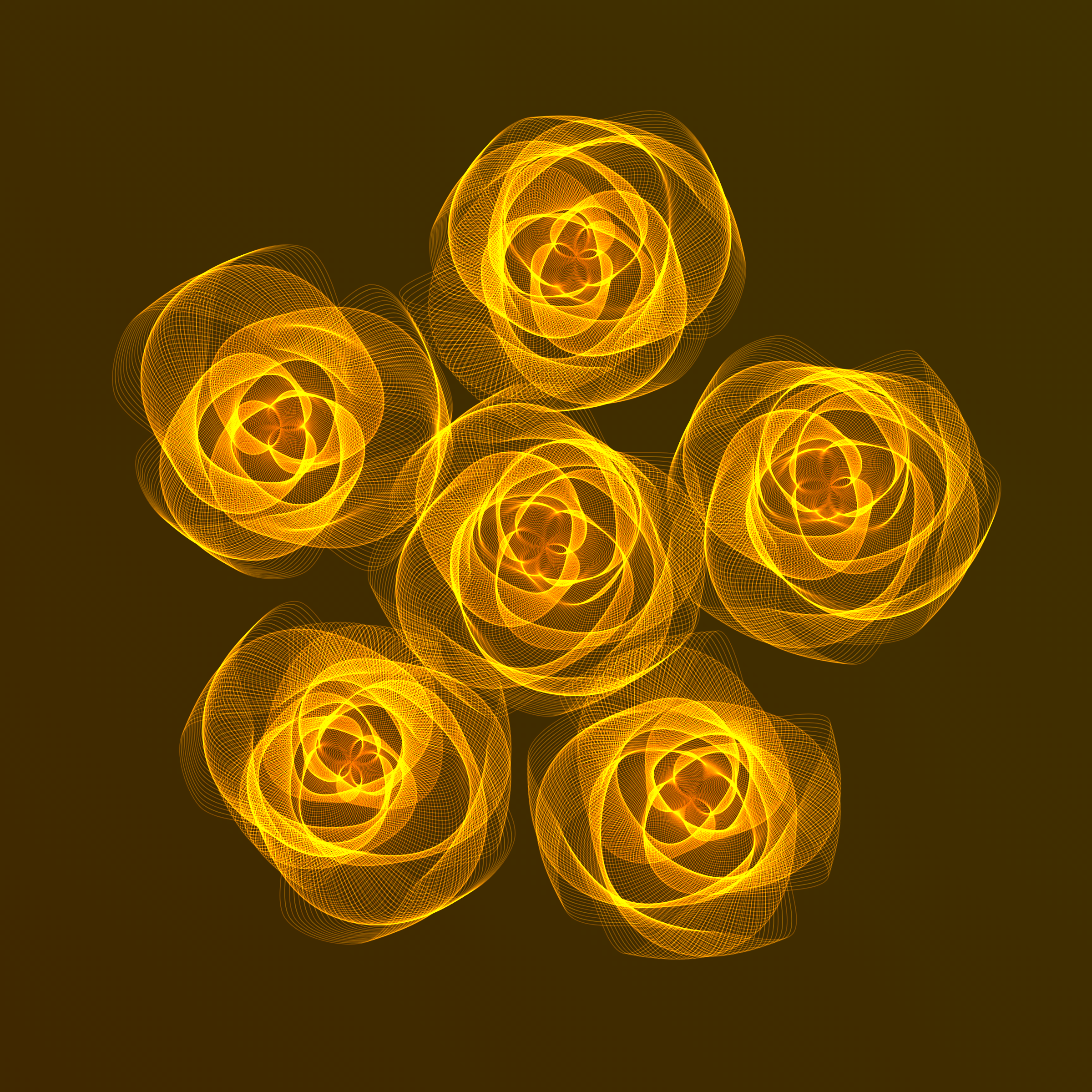 Art Blocks - Art Blocks v2 - Flowers #182 - NFT # 116000182