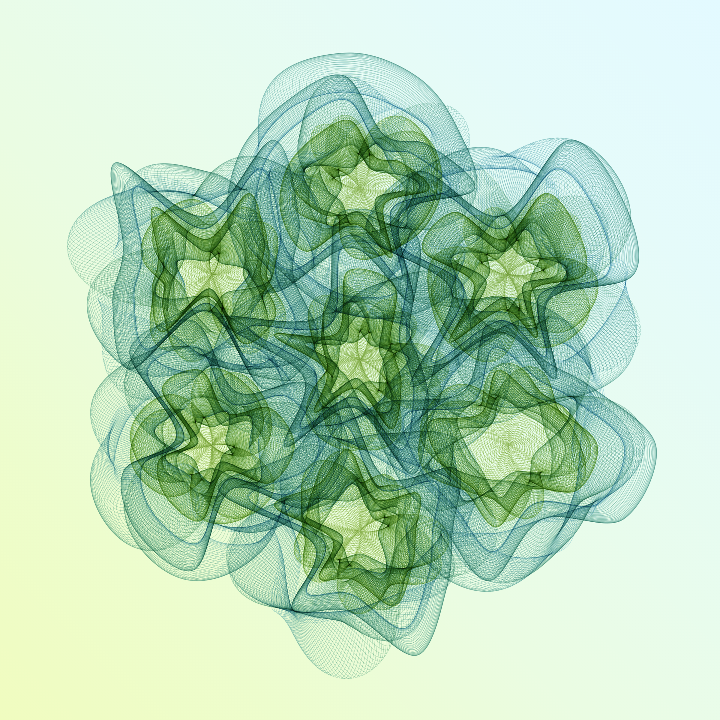 Art Blocks - Art Blocks v2 - Flowers #185 - NFT # 116000185