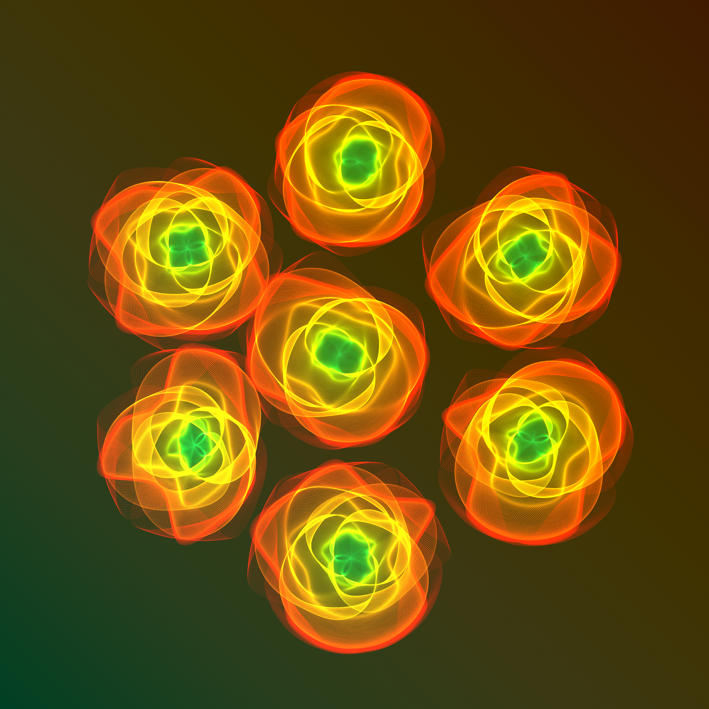 Art Blocks - Art Blocks v2 - Flowers #186 - NFT # 116000186