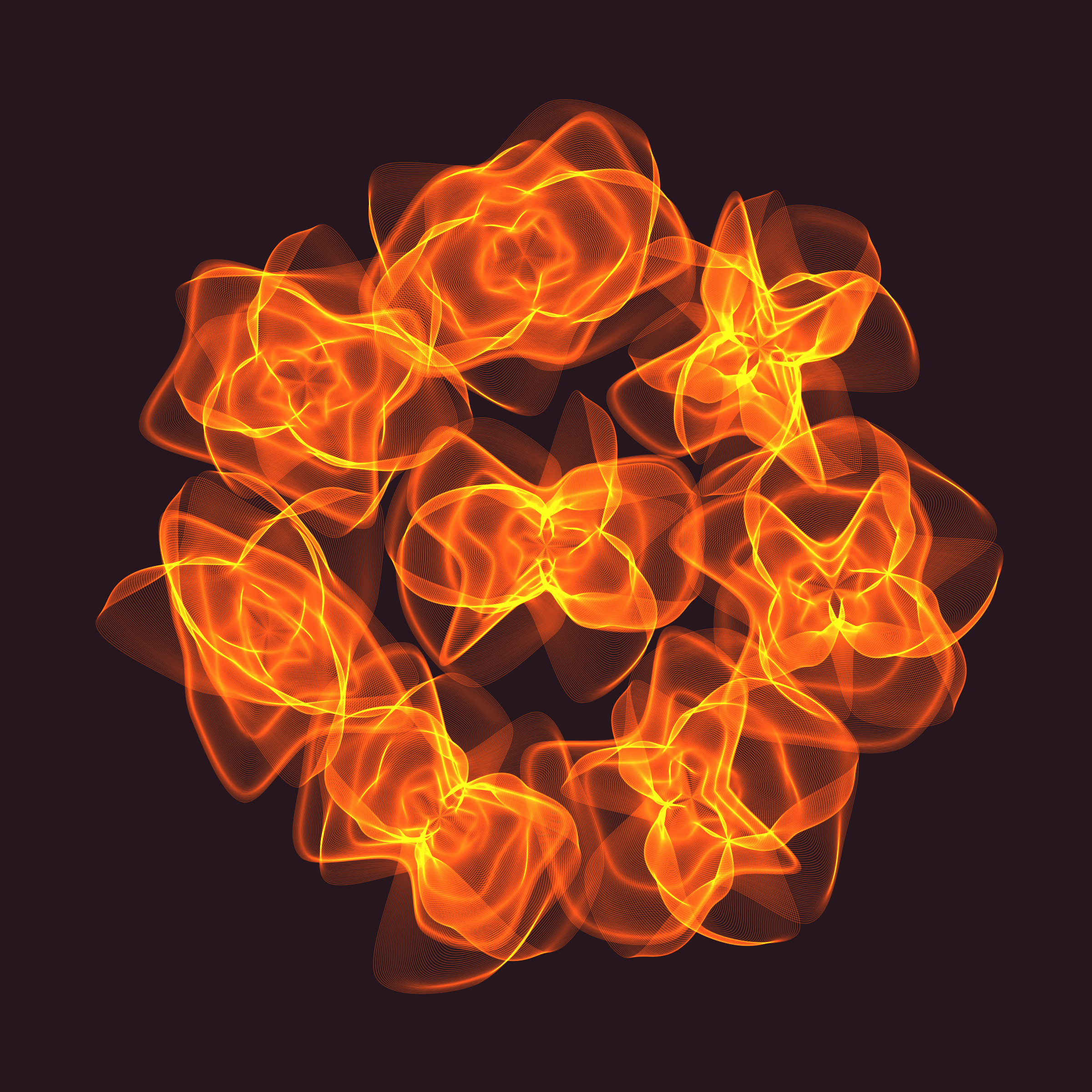 Art Blocks - Art Blocks v2 - Flowers #194 - NFT # 116000194