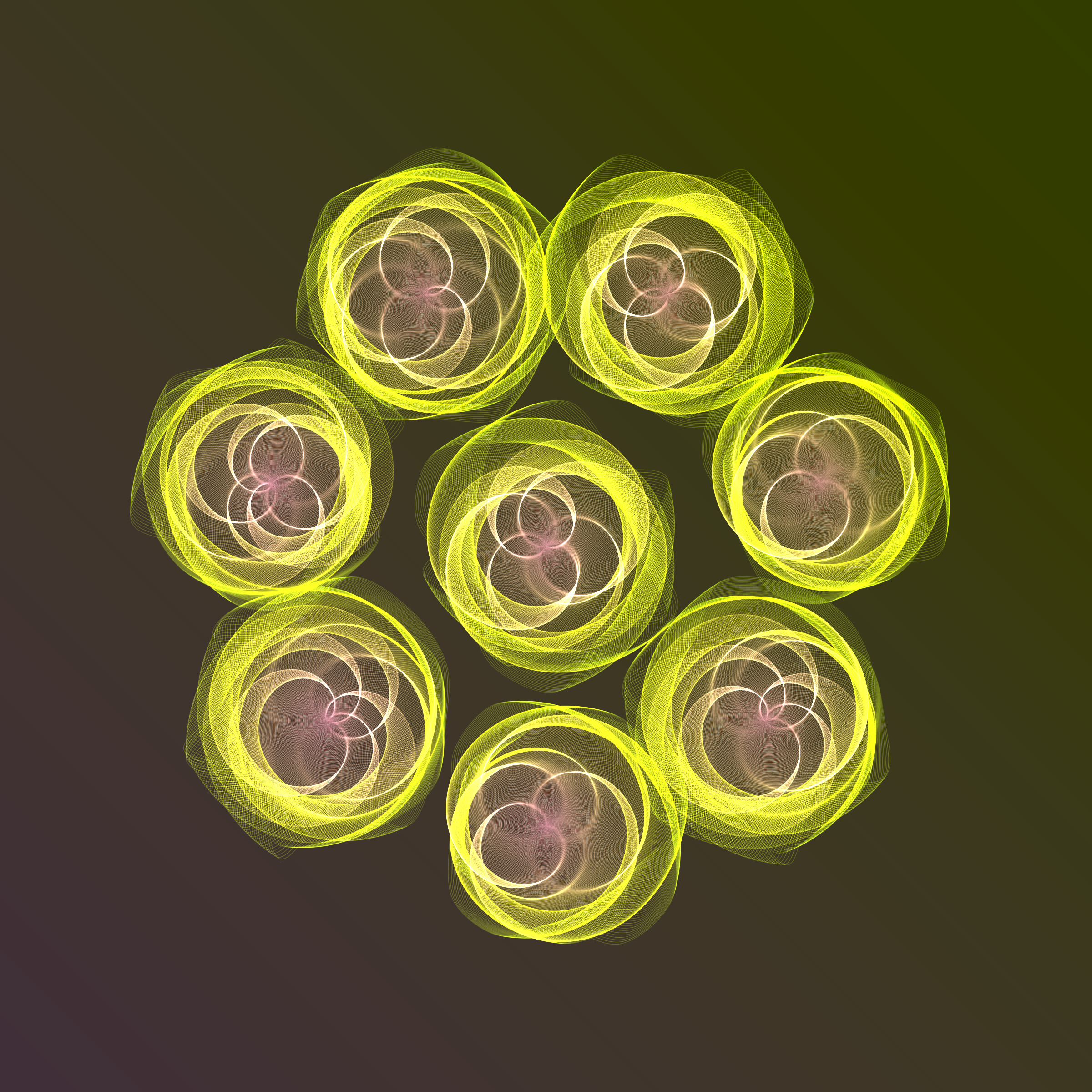 Art Blocks - Art Blocks v2 - Flowers #196 - NFT # 116000196