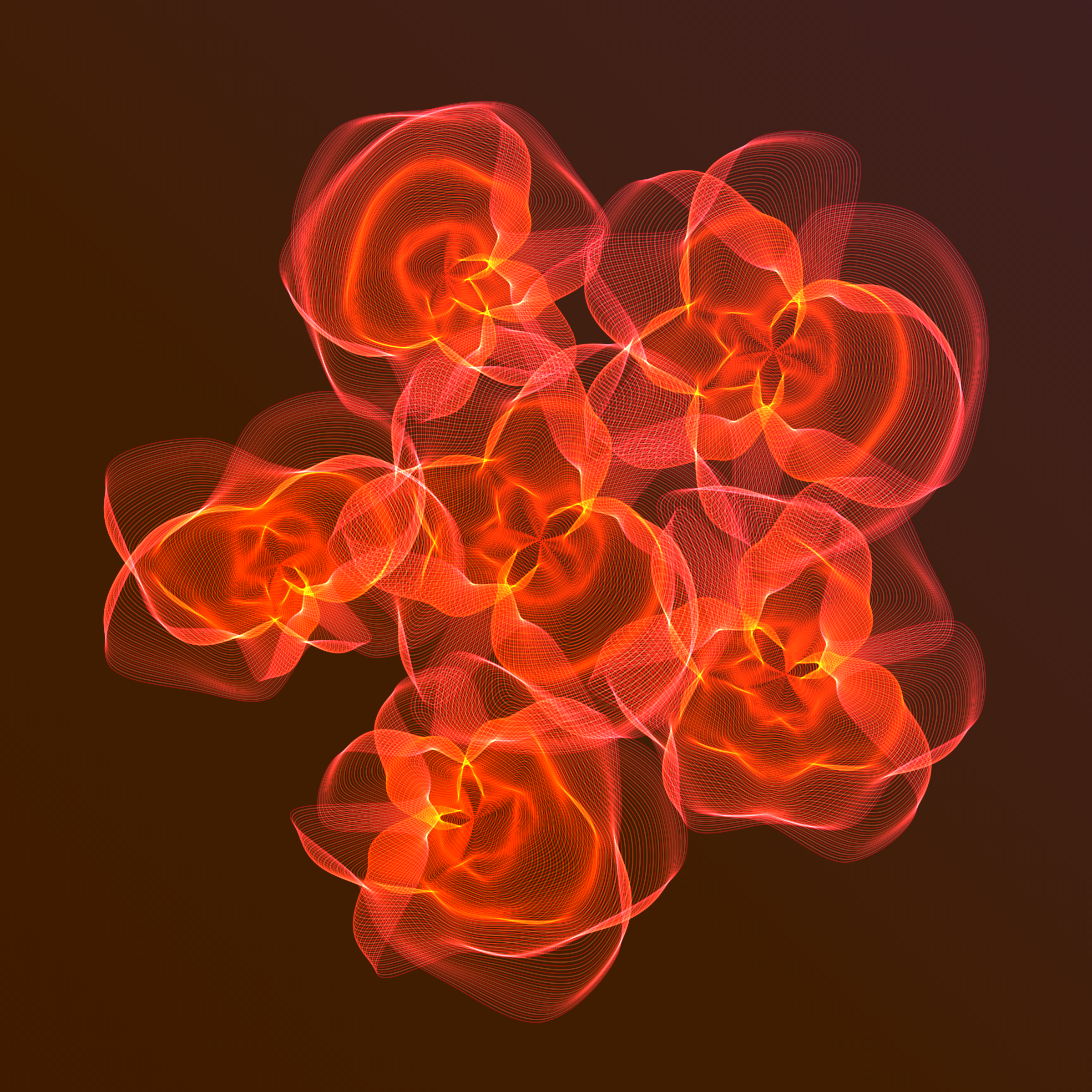 Art Blocks - Art Blocks v2 - Flowers #205 - NFT # 116000205