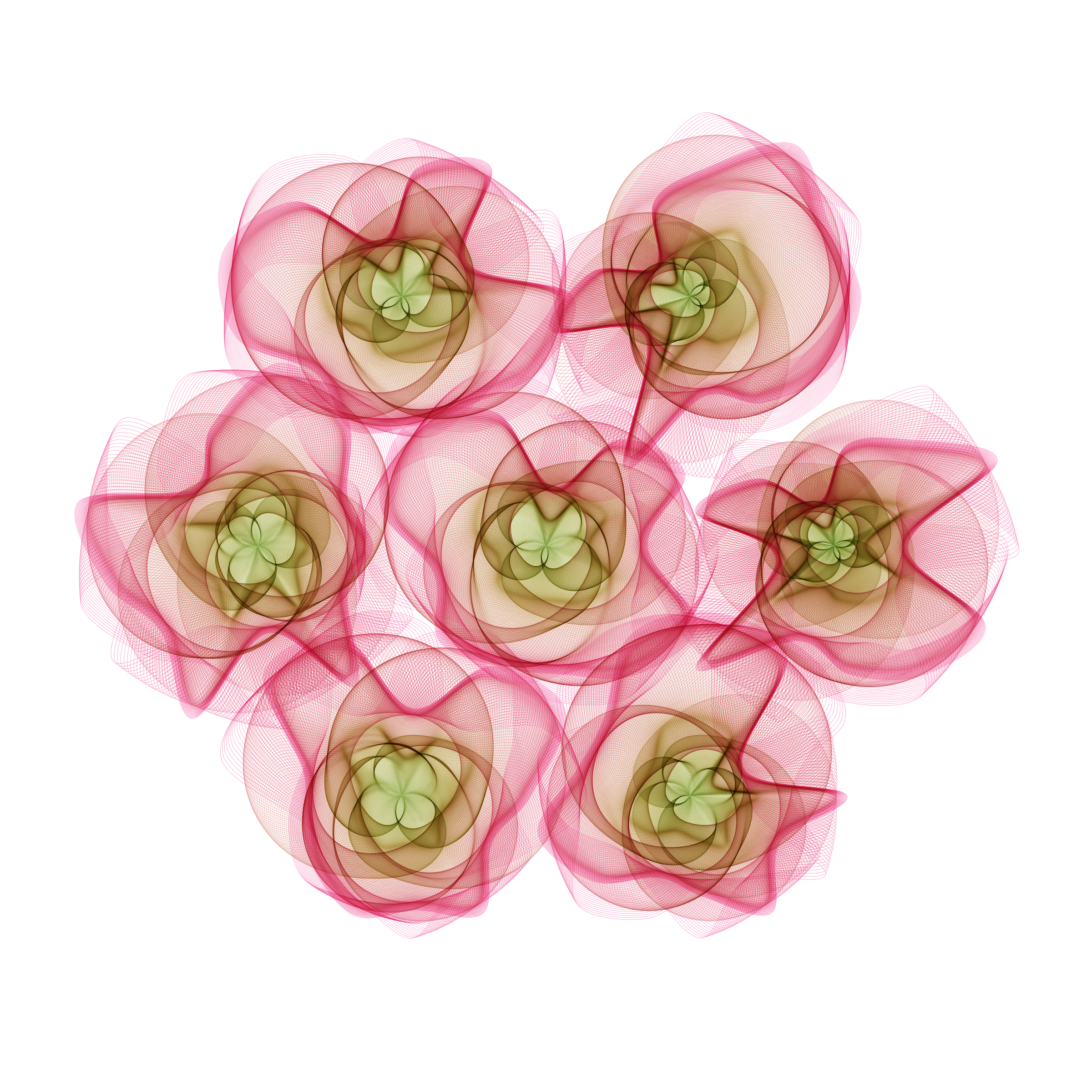 Art Blocks - Art Blocks v2 - Flowers #208 - NFT # 116000208