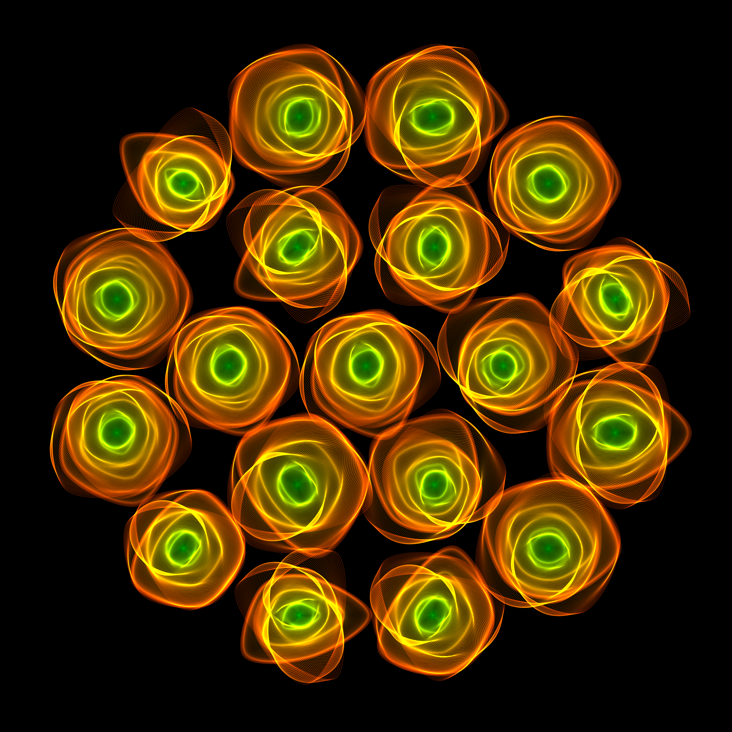 Art Blocks - Art Blocks v2 - Flowers #211 - NFT # 116000211