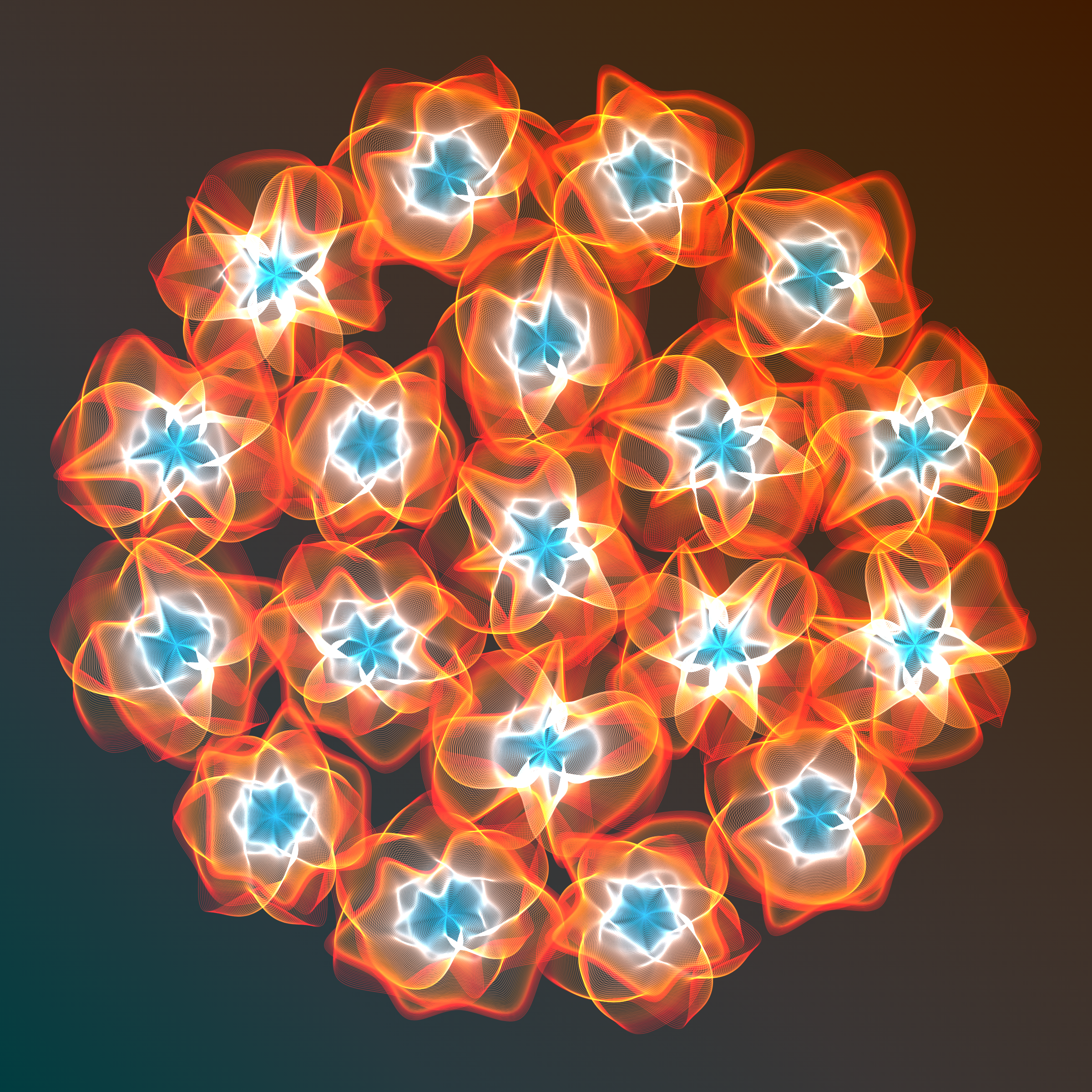 Art Blocks - Art Blocks v2 - Flowers #213 - NFT # 116000213