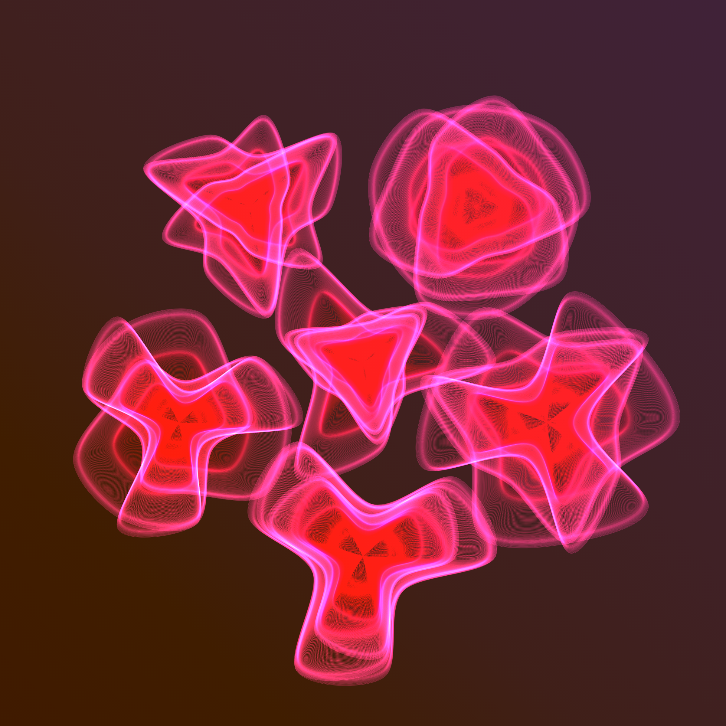 Art Blocks - Art Blocks v2 - Flowers #215 - NFT # 116000215