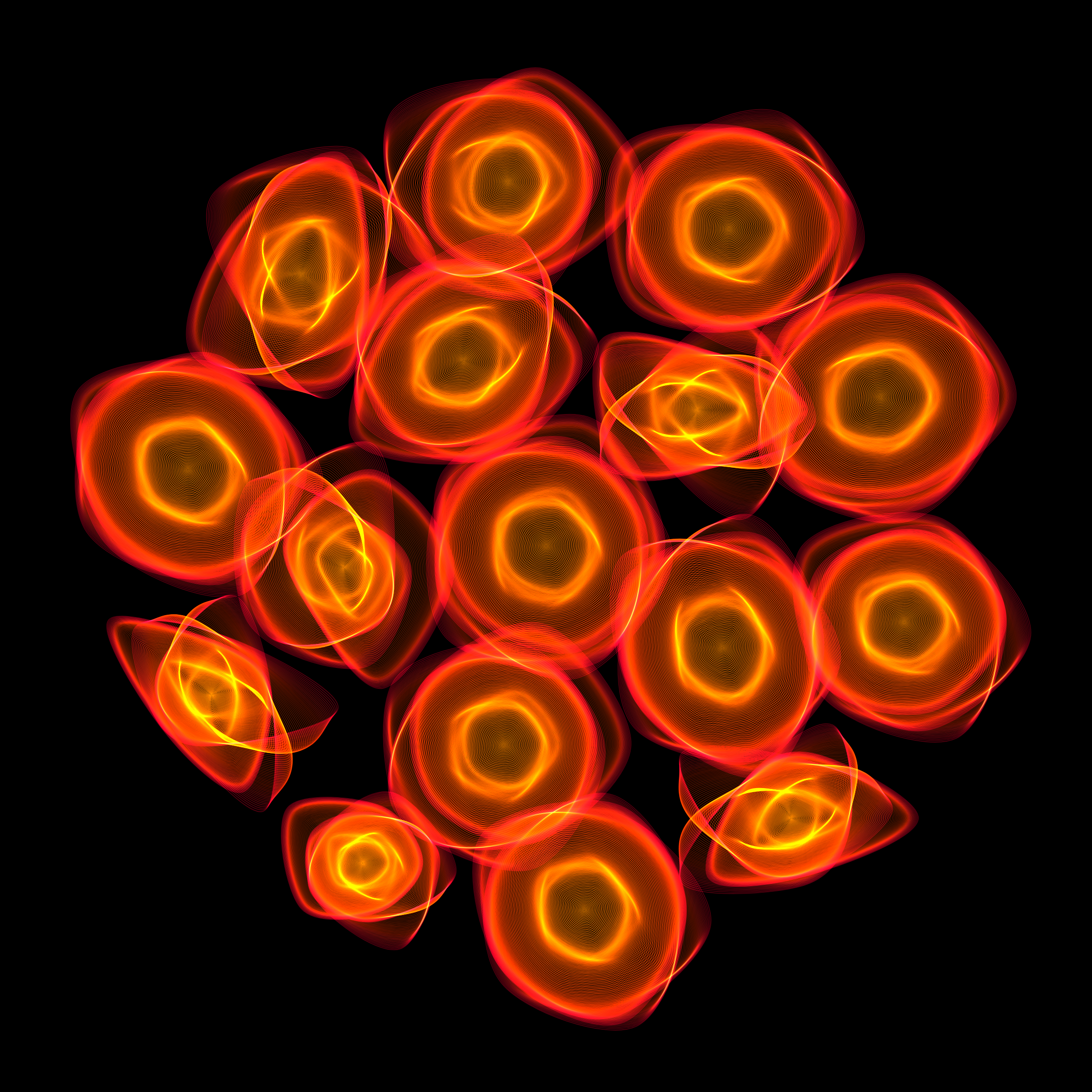 Art Blocks - Art Blocks v2 - Flowers #222 - NFT # 116000222