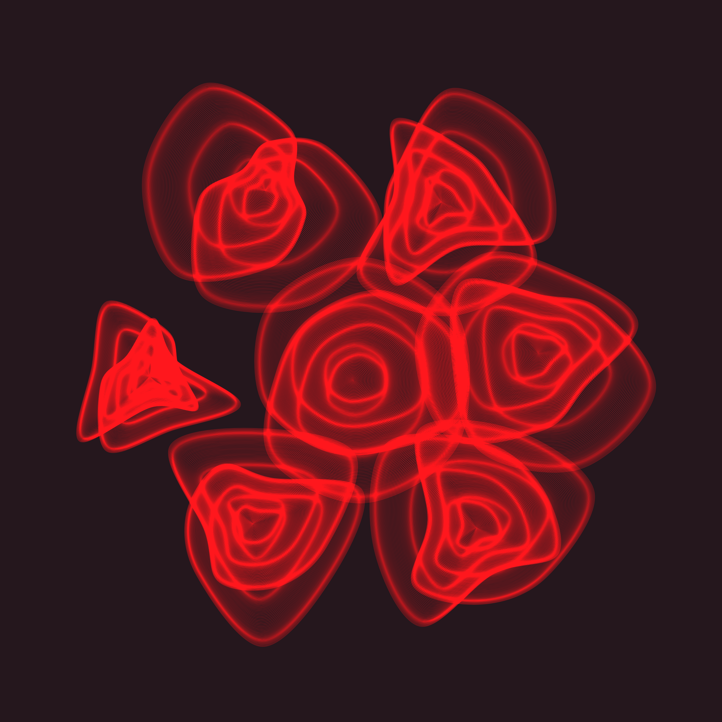 Art Blocks - Art Blocks v2 - Flowers #228 - NFT # 116000228