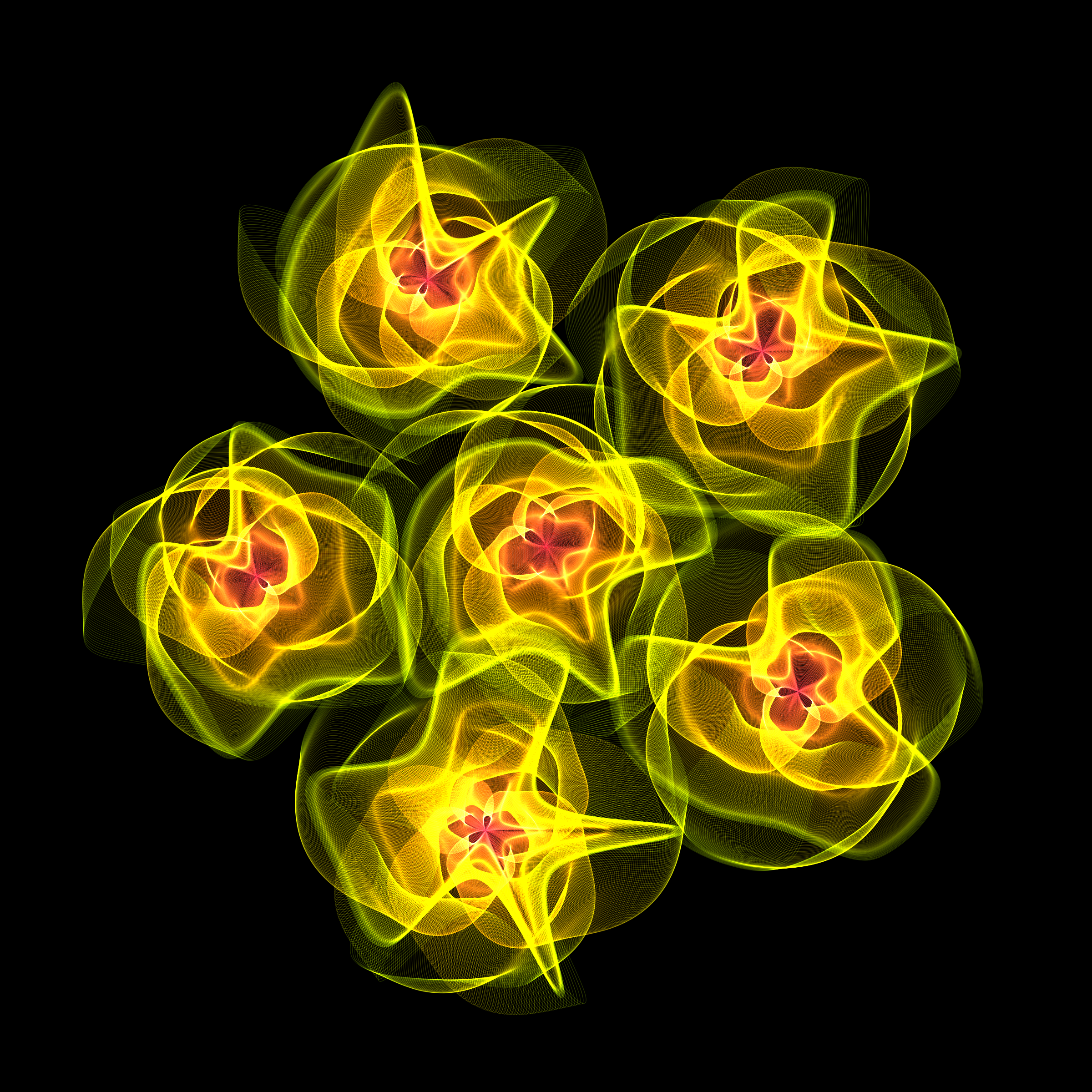 Art Blocks - Art Blocks v2 - Flowers #234 - NFT # 116000234