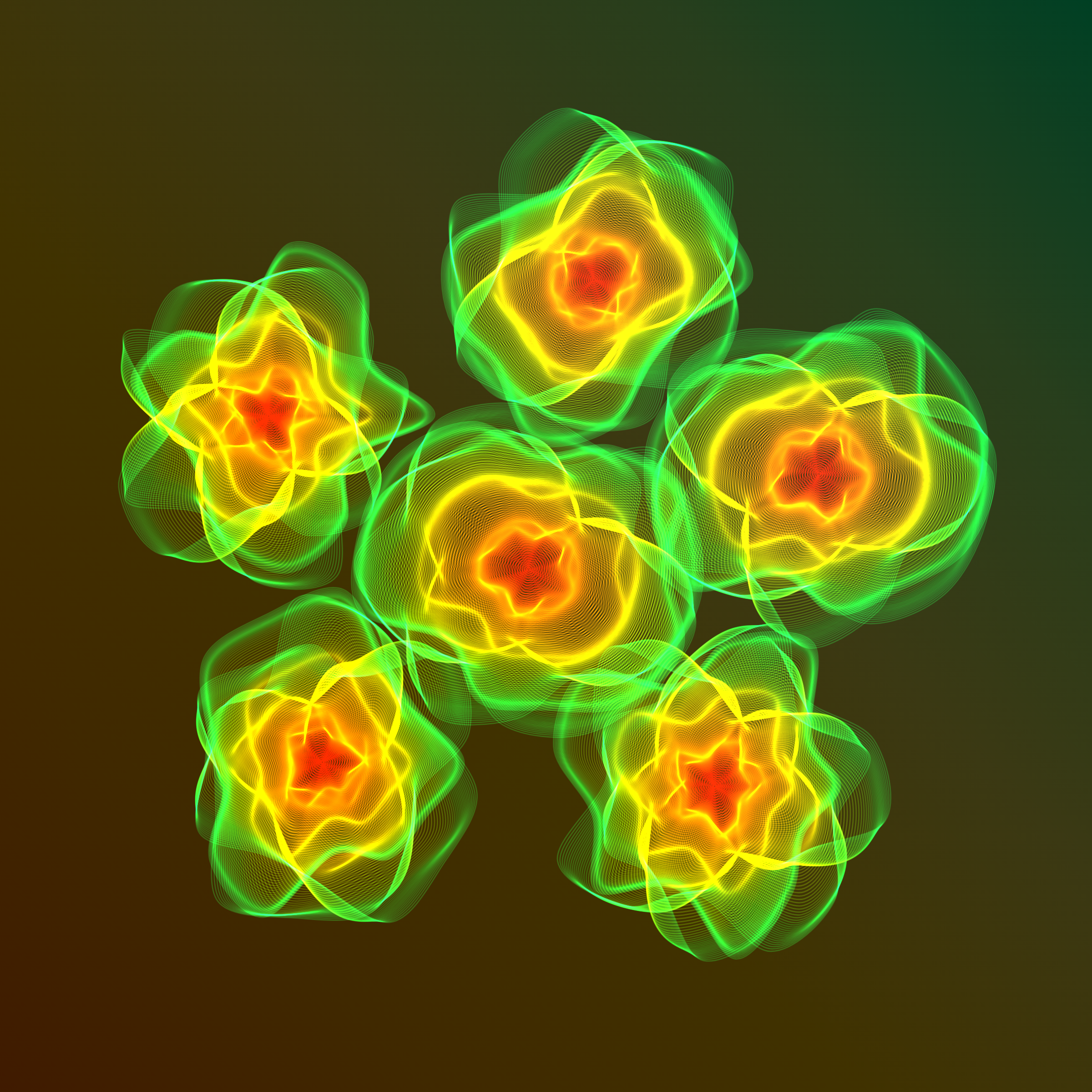 Art Blocks - Art Blocks v2 - Flowers #238 - NFT # 116000238