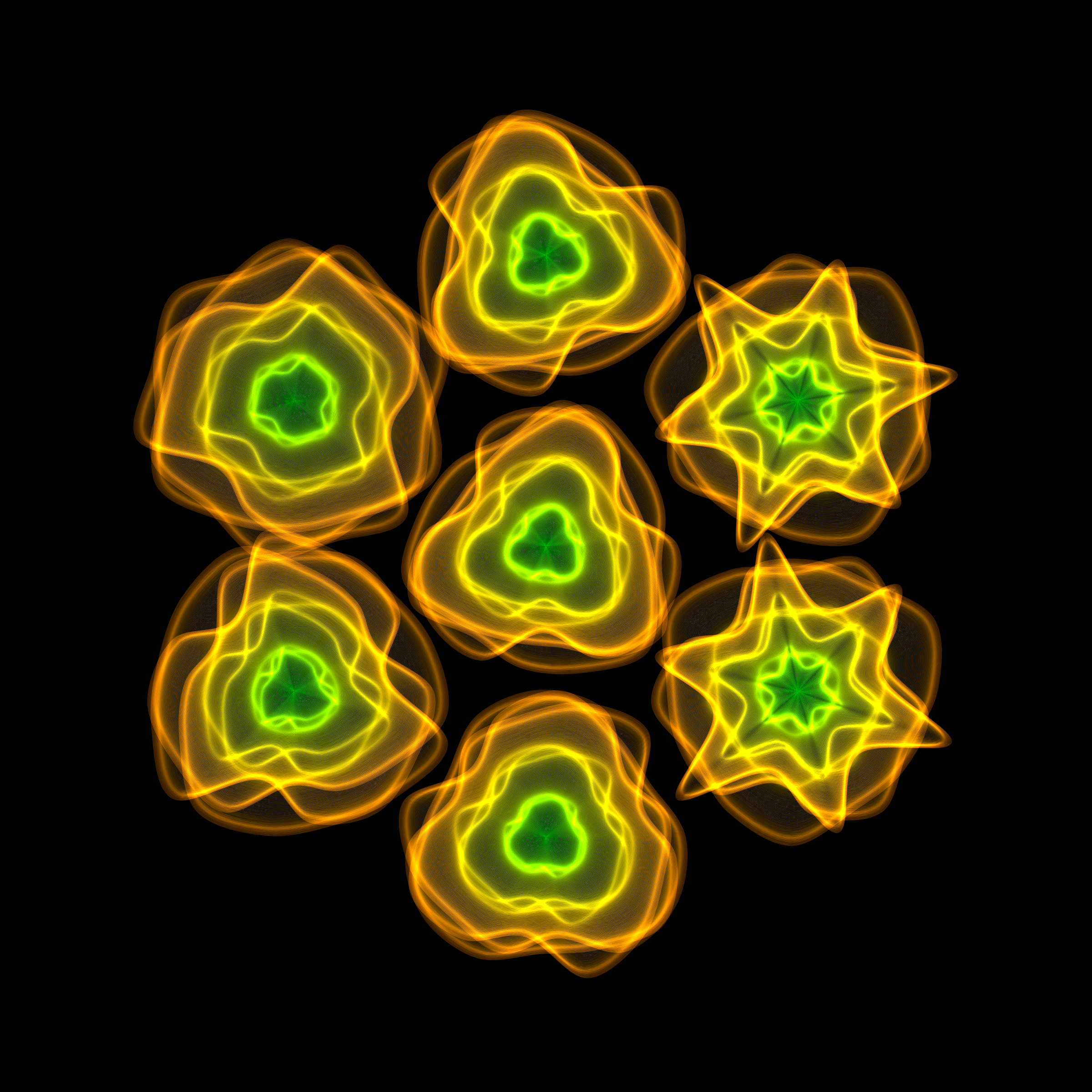 Art Blocks - Art Blocks v2 - Flowers #244 - NFT # 116000244