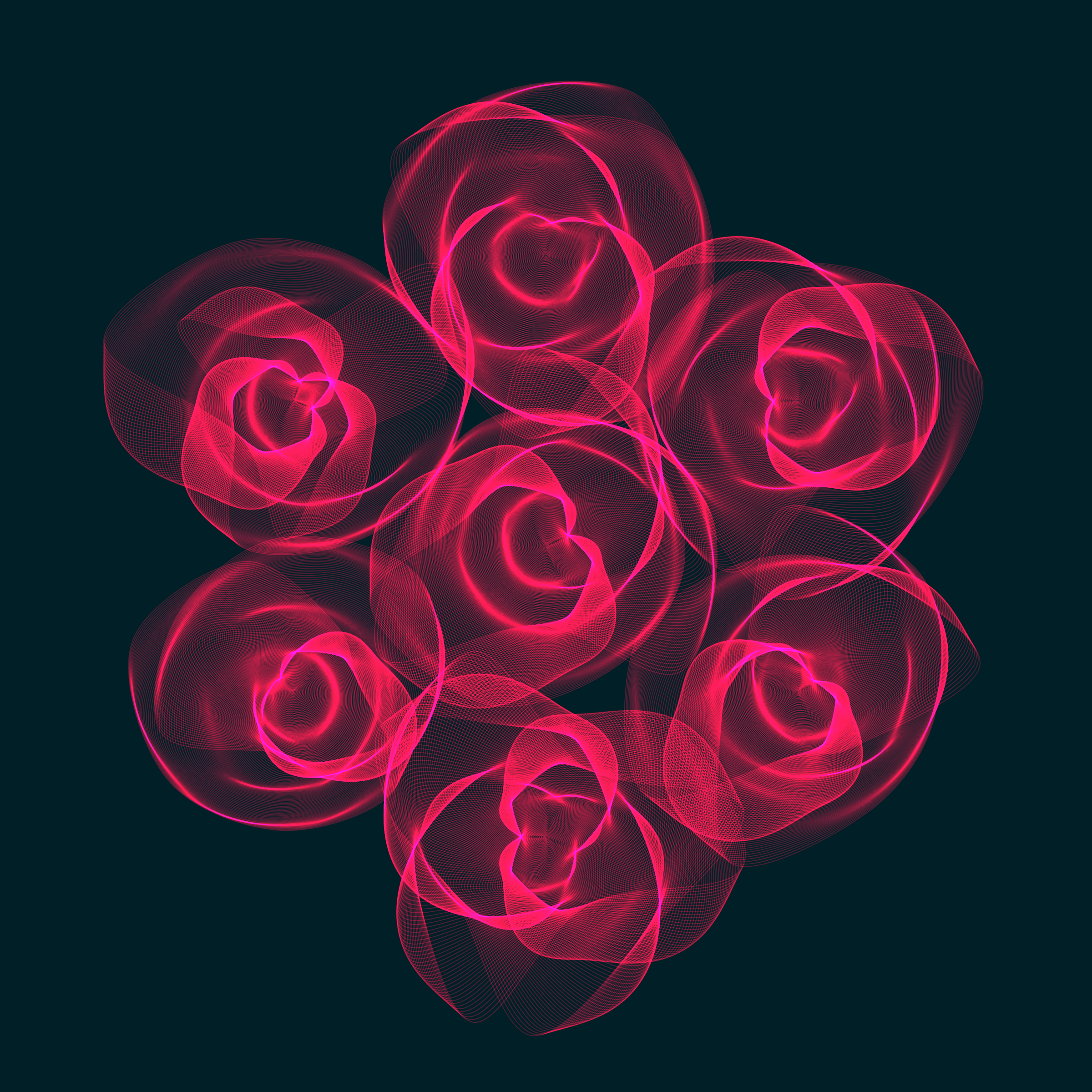 Art Blocks - Art Blocks v2 - Flowers #249 - NFT # 116000249