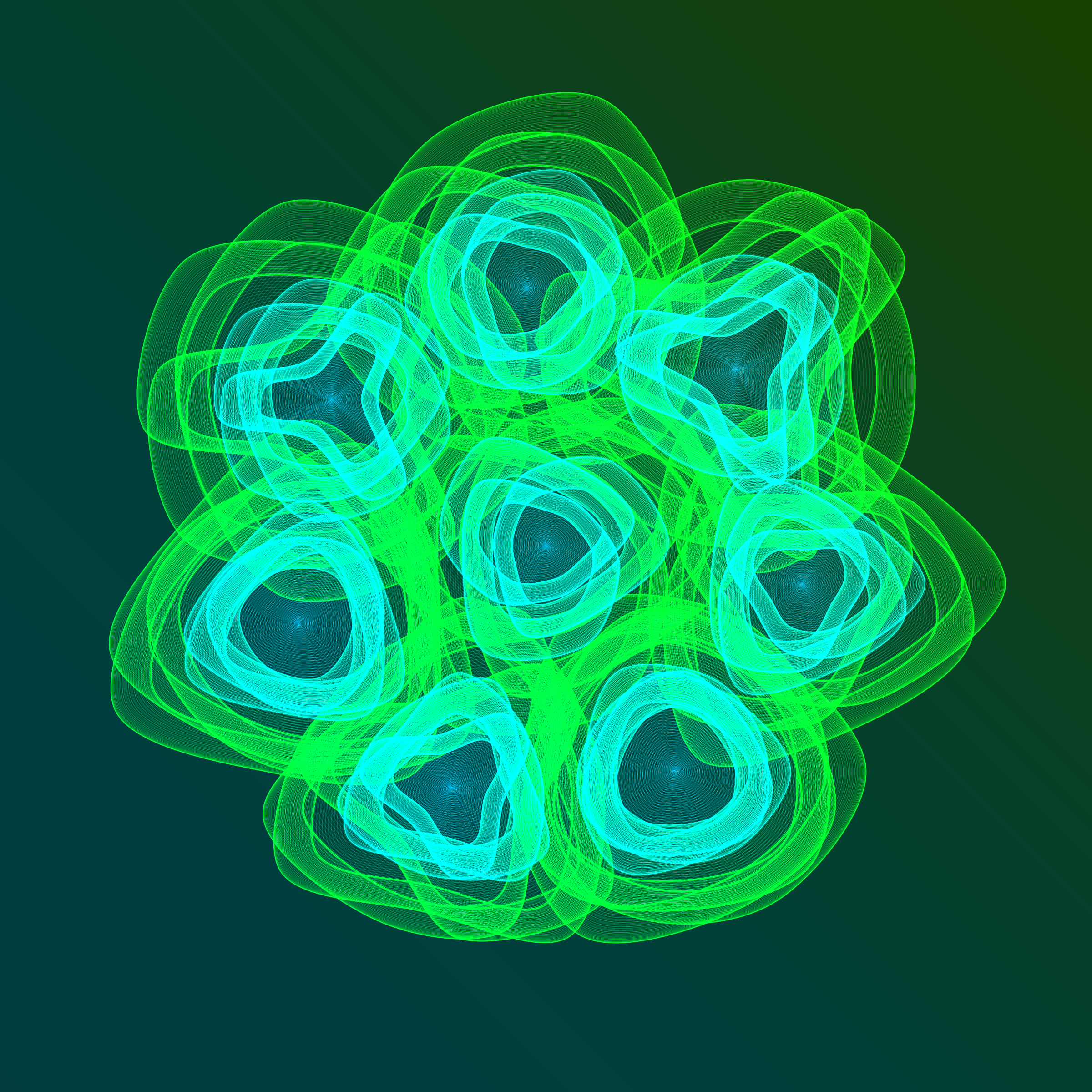 Art Blocks - Art Blocks v2 - Flowers #257 - NFT # 116000257