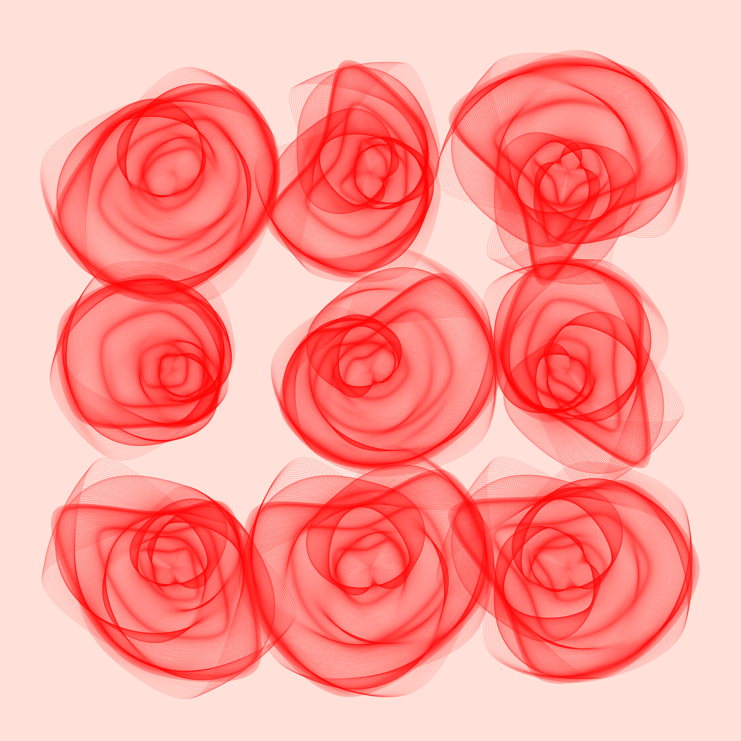 Art Blocks - Art Blocks v2 - Flowers #260 - NFT # 116000260