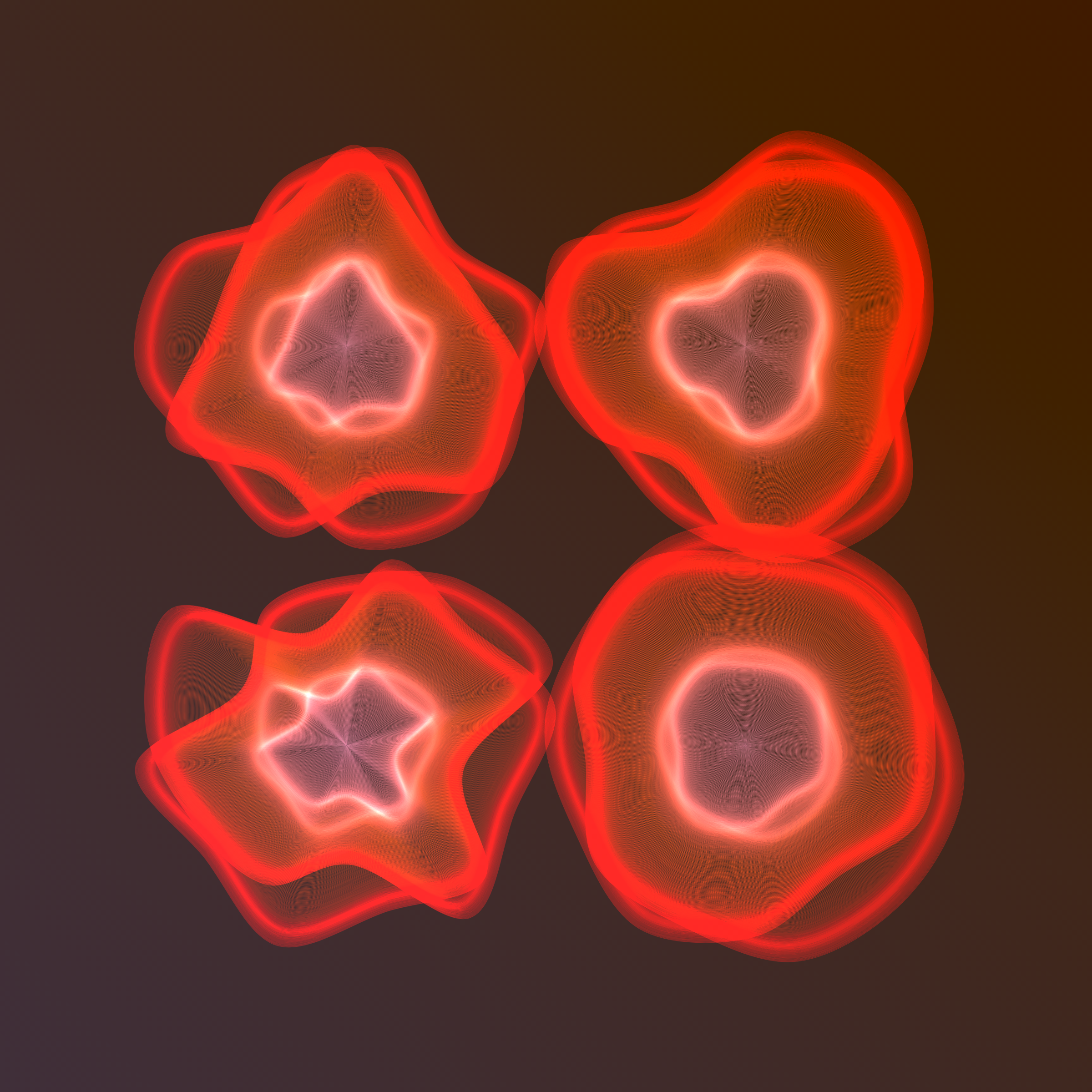 Art Blocks - Art Blocks v2 - Flowers #268 - NFT # 116000268