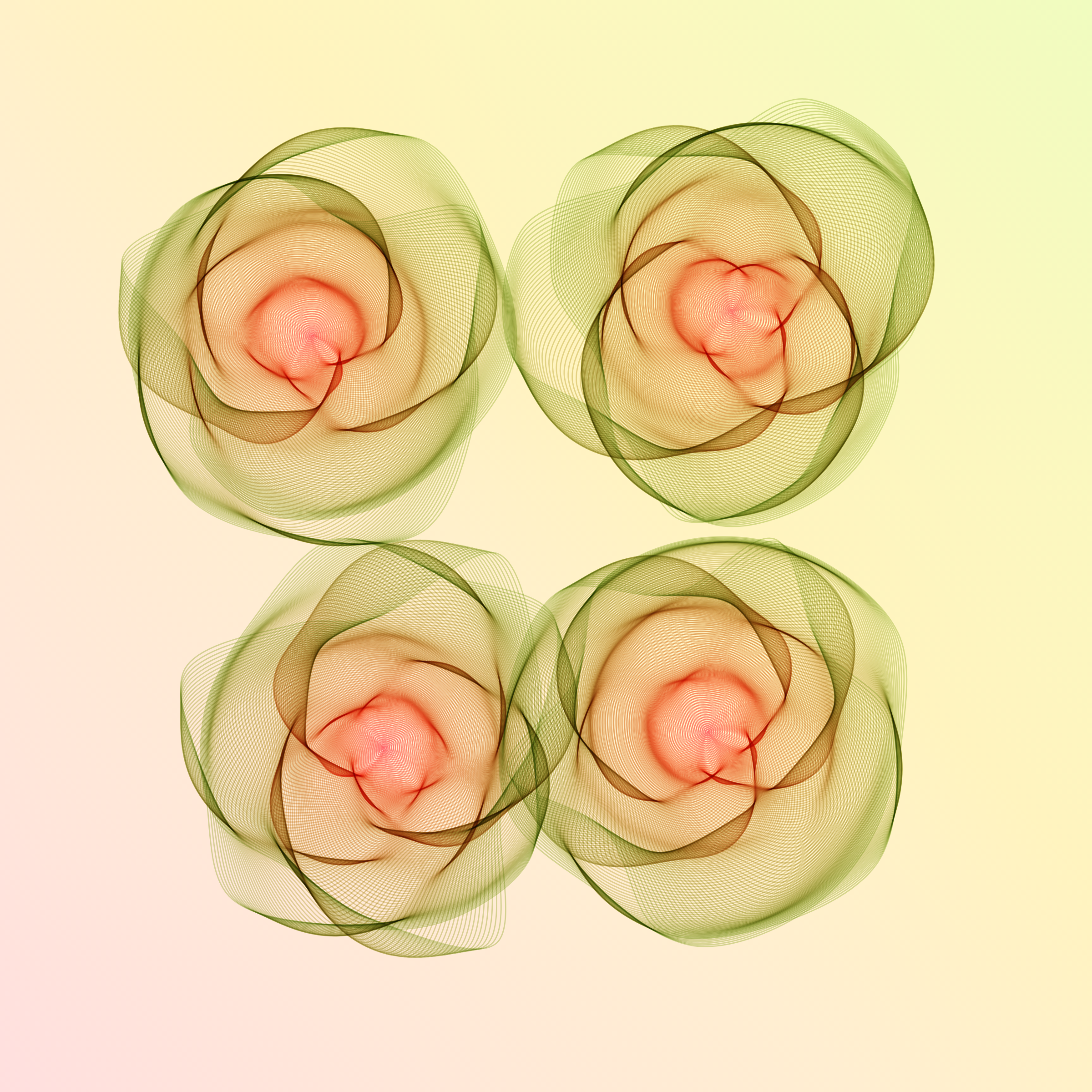 Art Blocks - Art Blocks v2 - Flowers #291 - NFT # 116000291