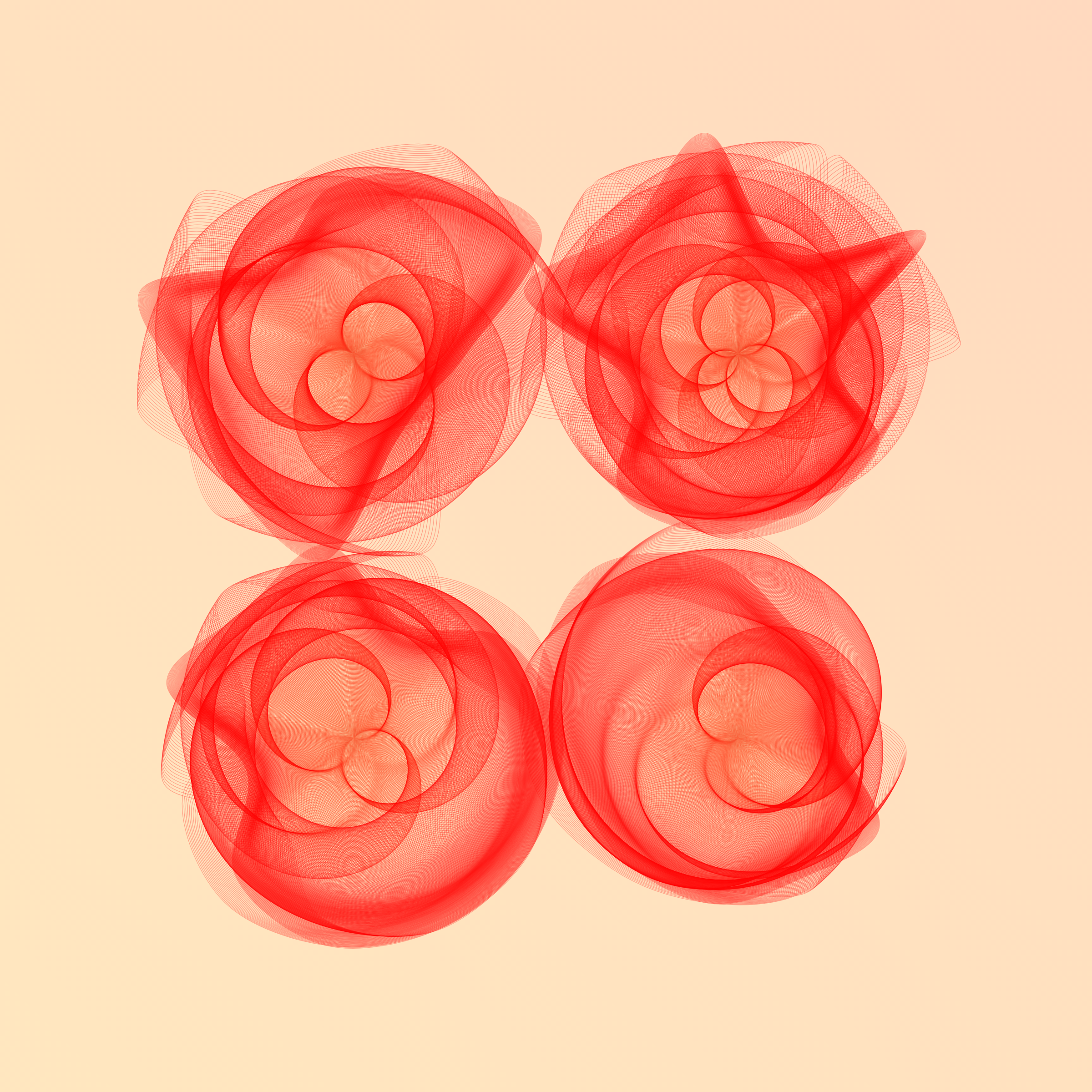 Art Blocks - Art Blocks v2 - Flowers #292 - NFT # 116000292