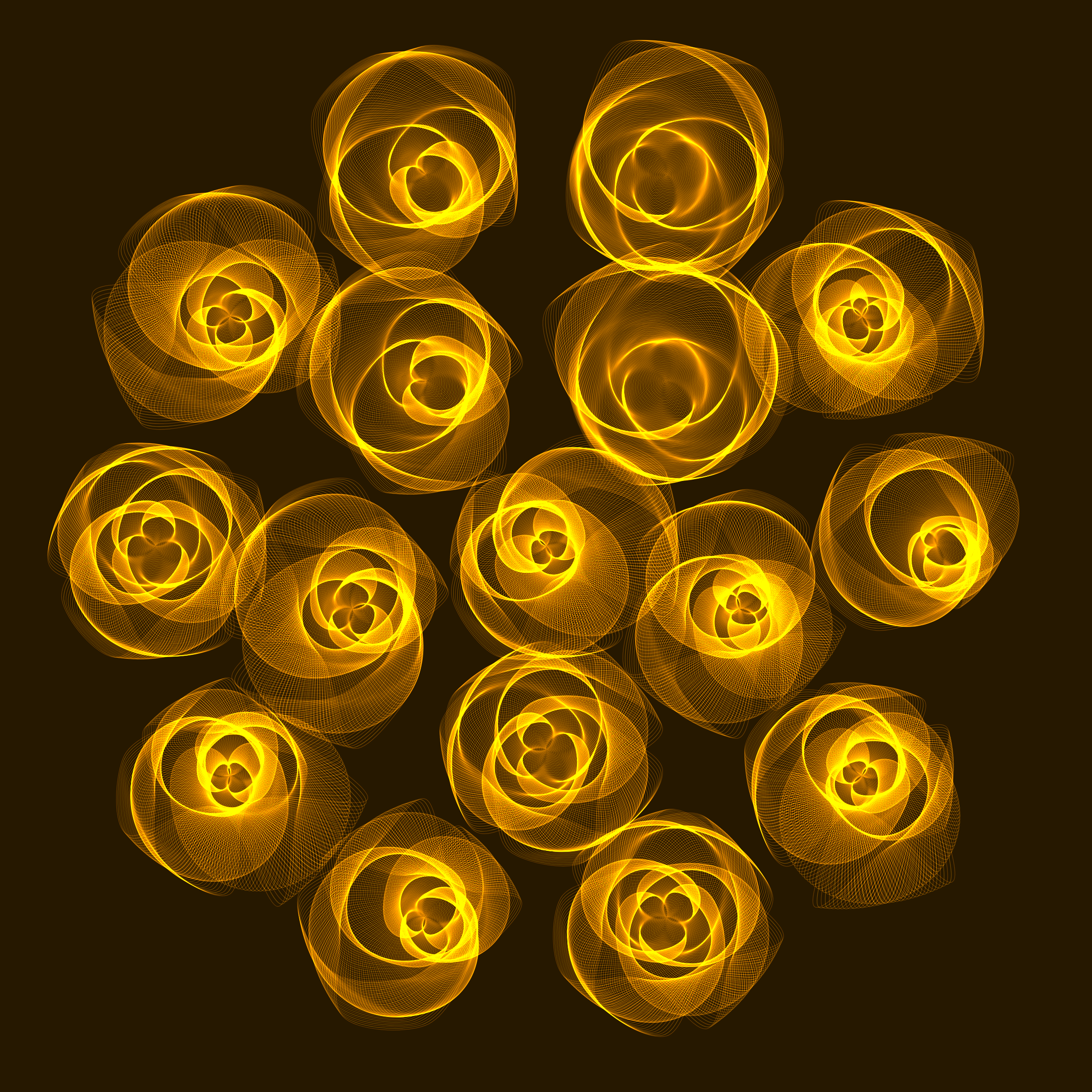 Art Blocks - Art Blocks v2 - Flowers #294 - NFT # 116000294